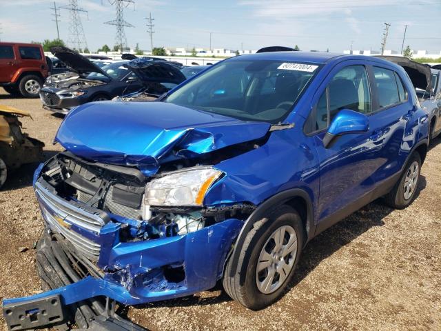 chevrolet trax ls 2016 kl7cjksb2gb752427