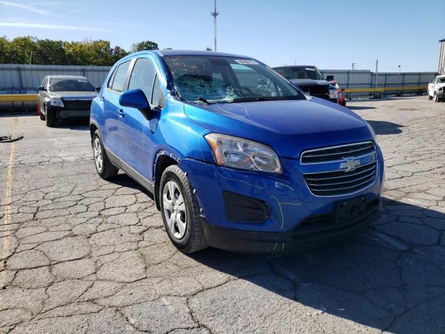 chevrolet trax ls 2016 kl7cjksb5gb572696