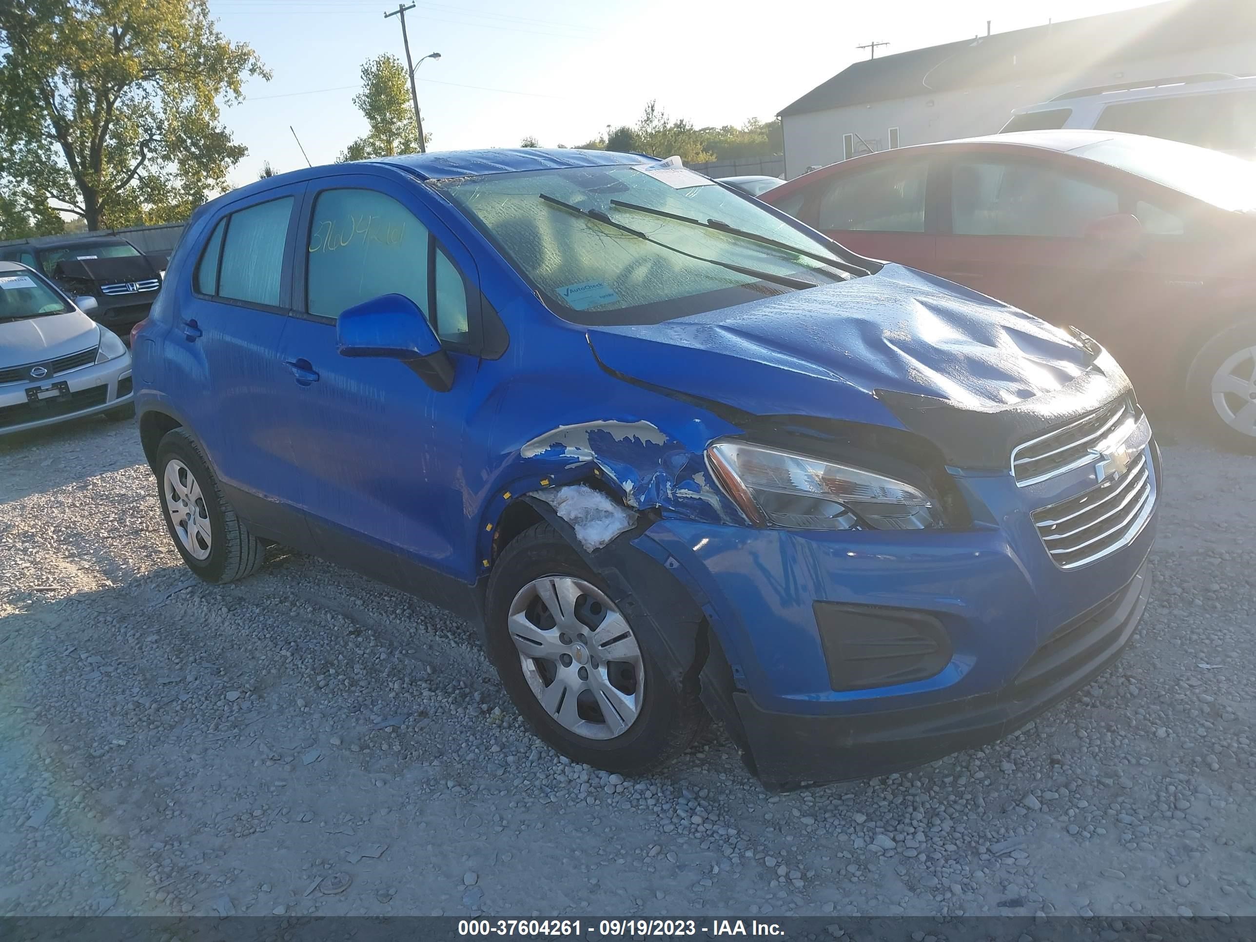 chevrolet trax 2016 kl7cjksb7gb590374