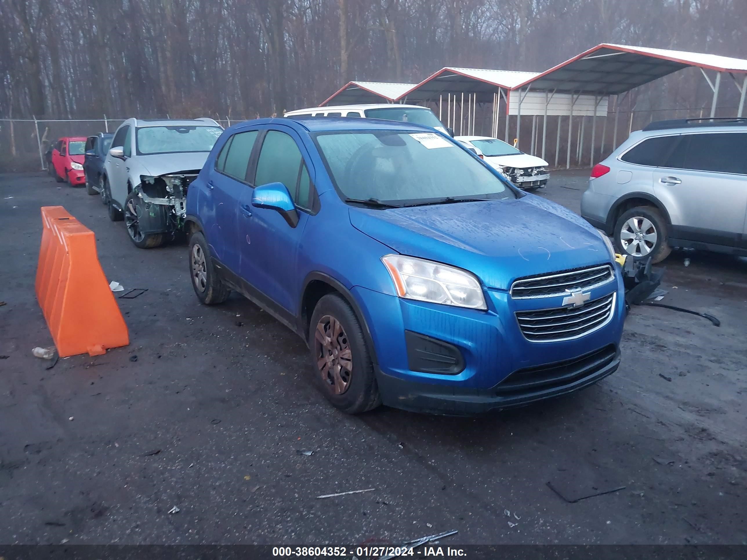 chevrolet trax 2015 kl7cjksb8fb142806