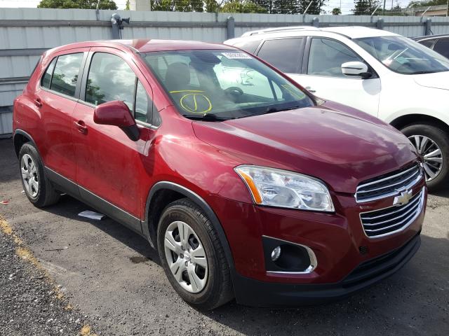 chevrolet trax ls 2015 kl7cjksb9fb158688