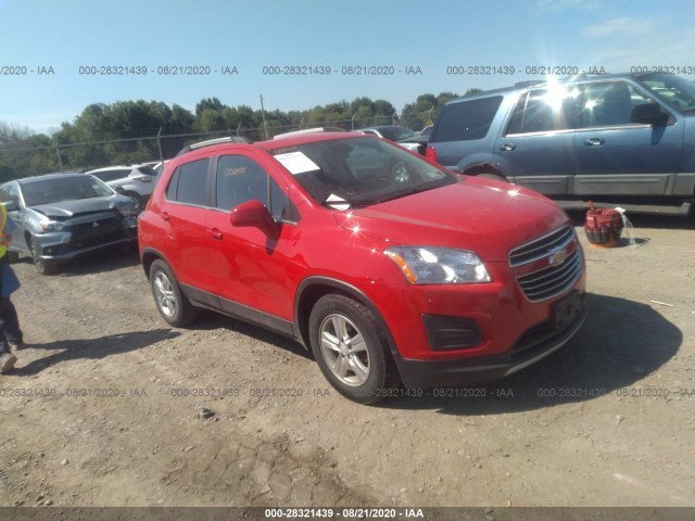 chevrolet trax 2016 kl7cjlsb6gb697843