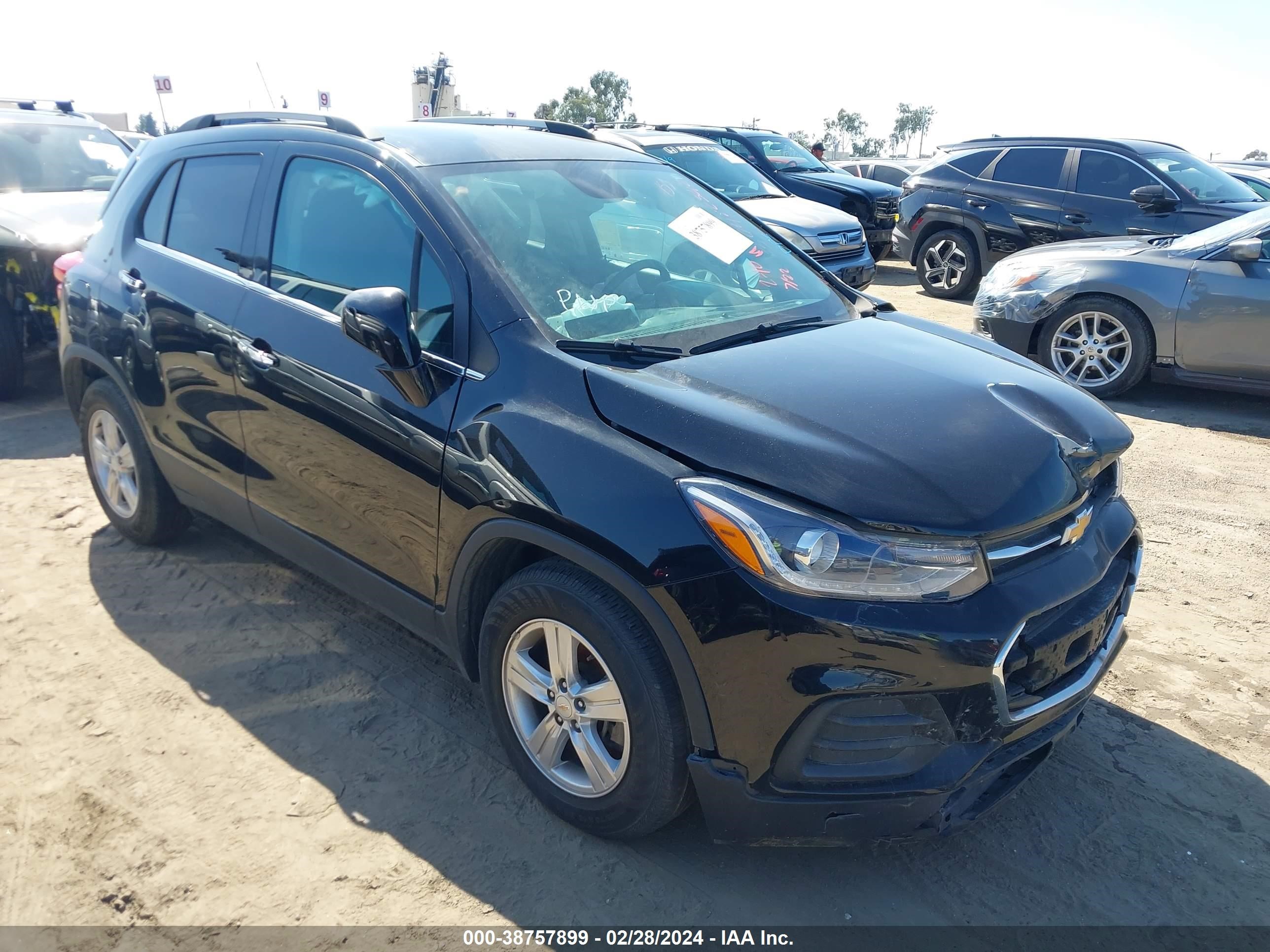 chevrolet trax 2020 kl7cjlsb6lb010516