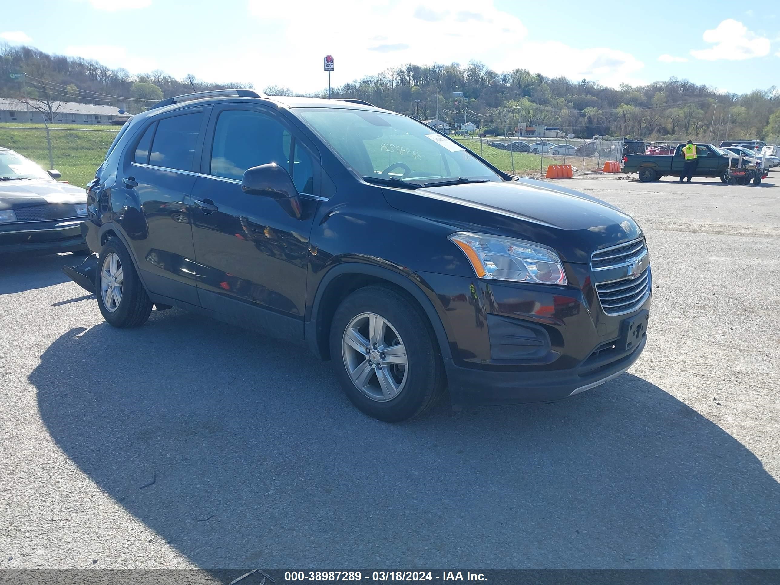 chevrolet trax 2015 kl7cjlsb7fb216562