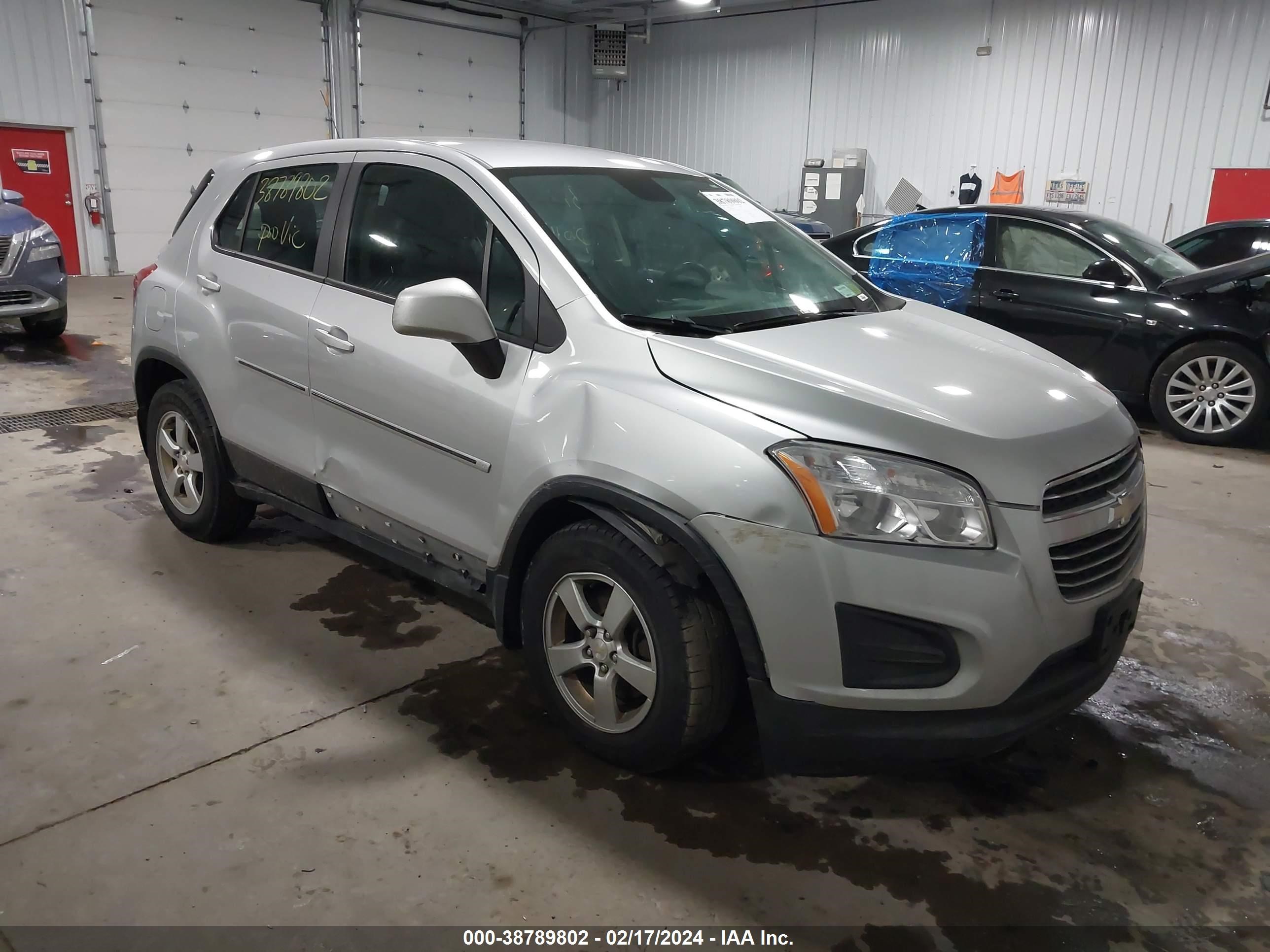 chevrolet trax 2016 kl7cjnsb2gb740506