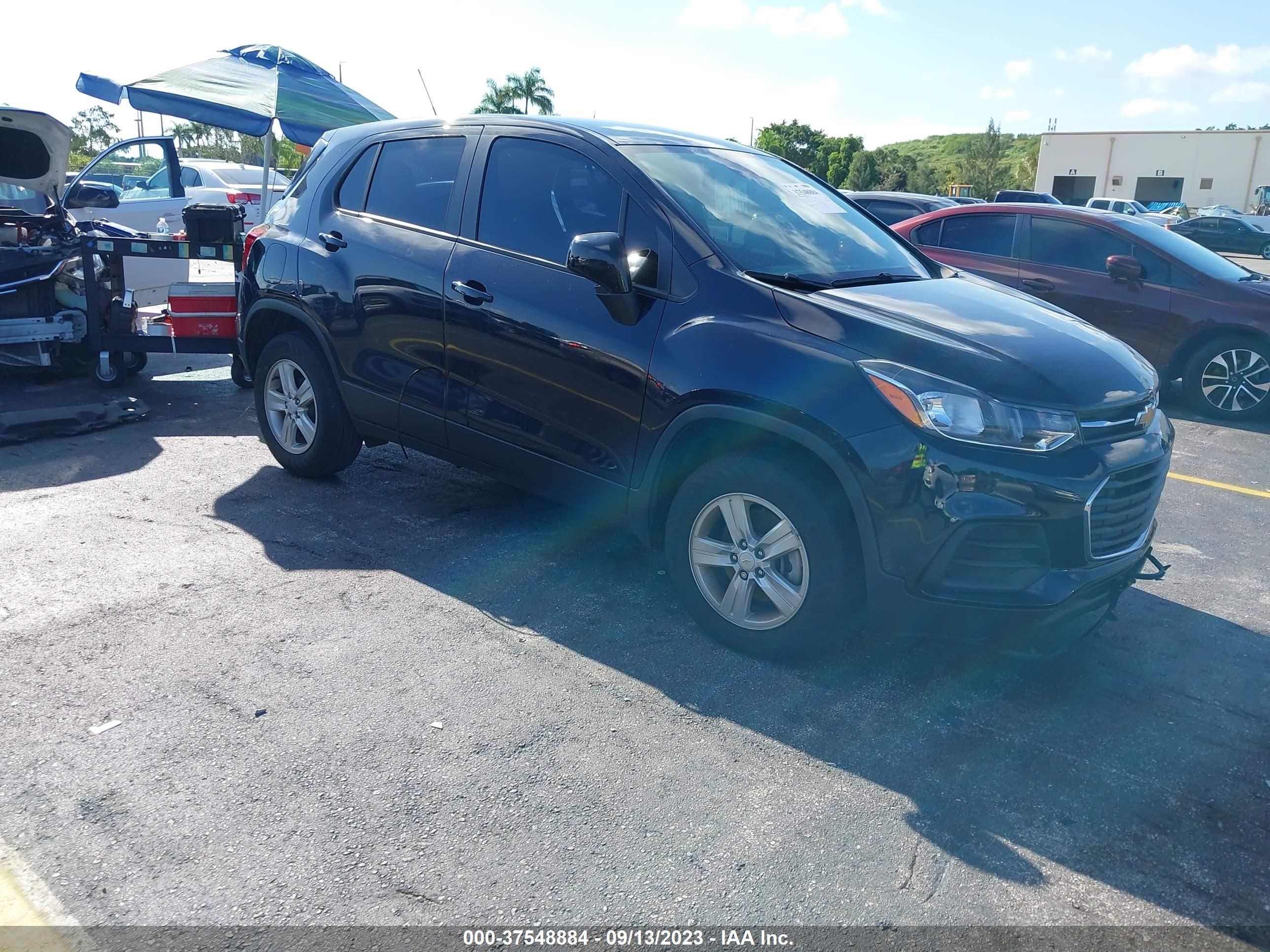 chevrolet trax 2021 kl7cjnsb3mb343415