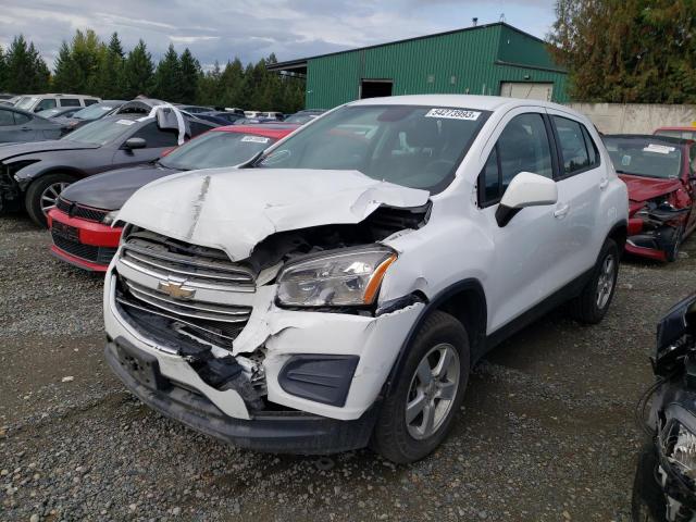 chevrolet trax ls 2016 kl7cjnsb8gb610939