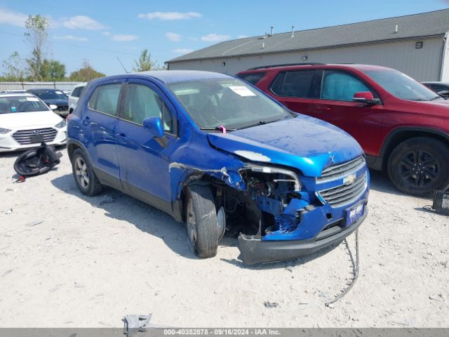 chevrolet trax 2016 kl7cjnsbxgb727485