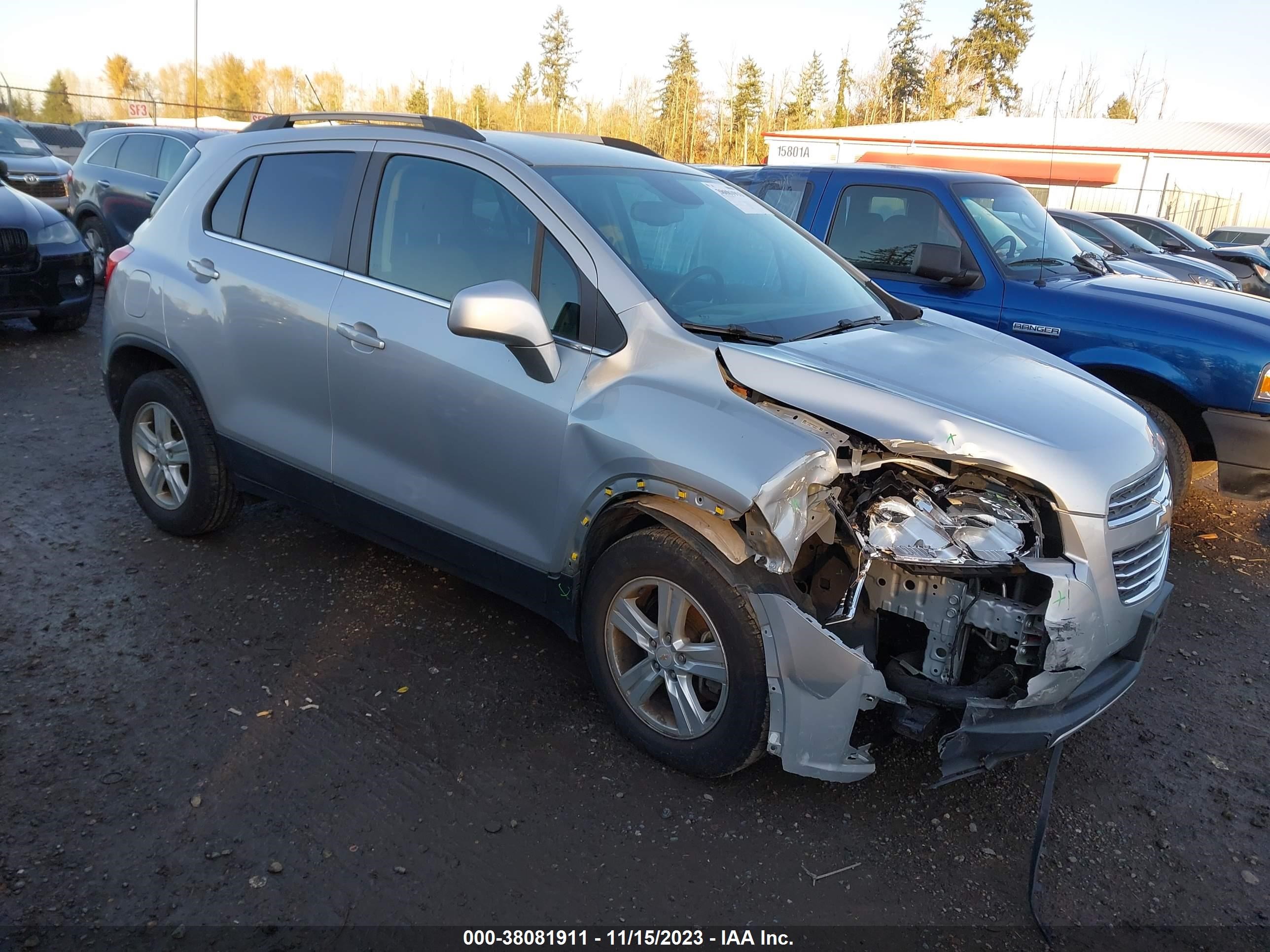 chevrolet trax 2015 kl7cjrsb6fb219617