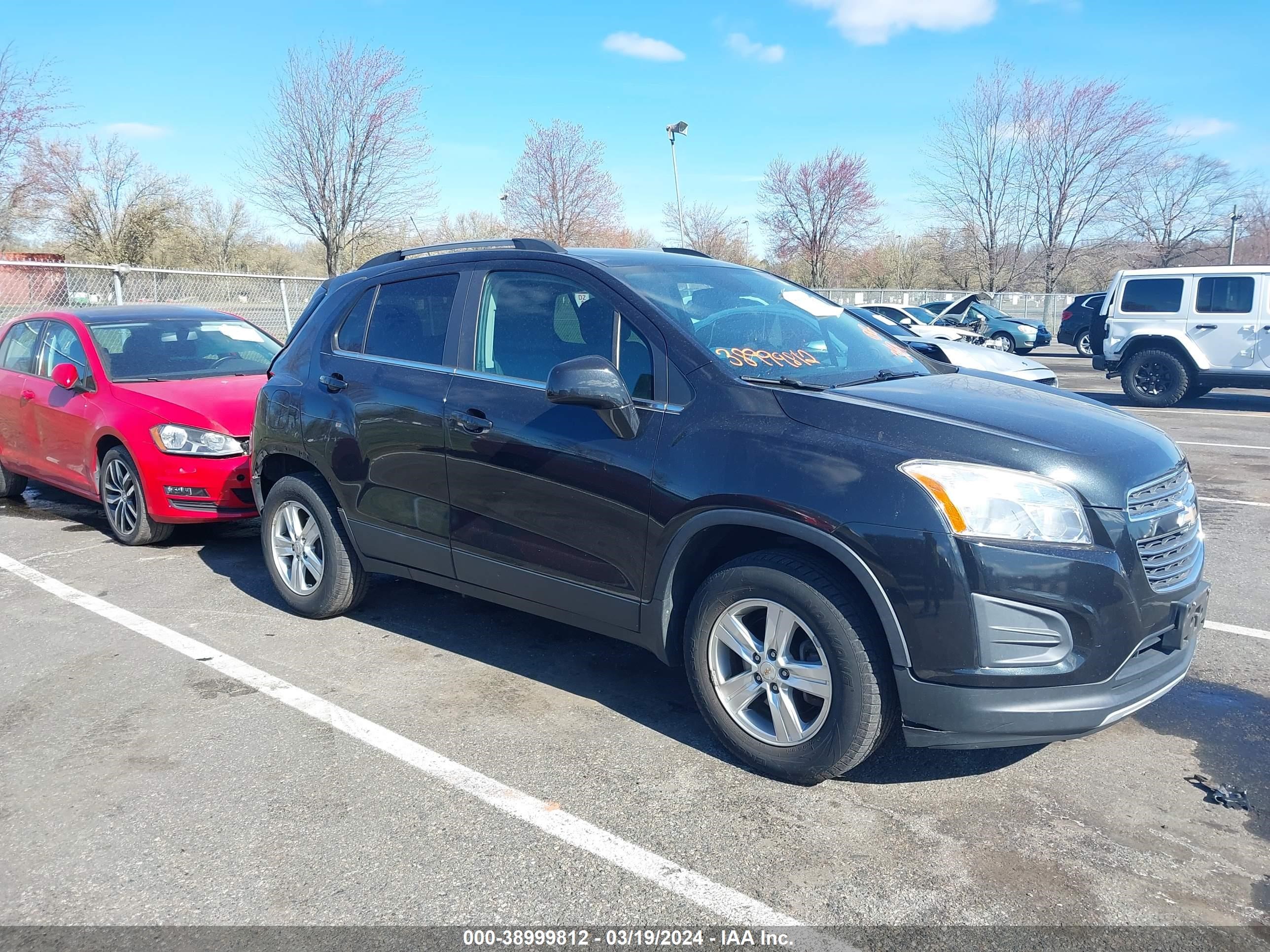 chevrolet trax 2015 kl7cjrsb7fb146046