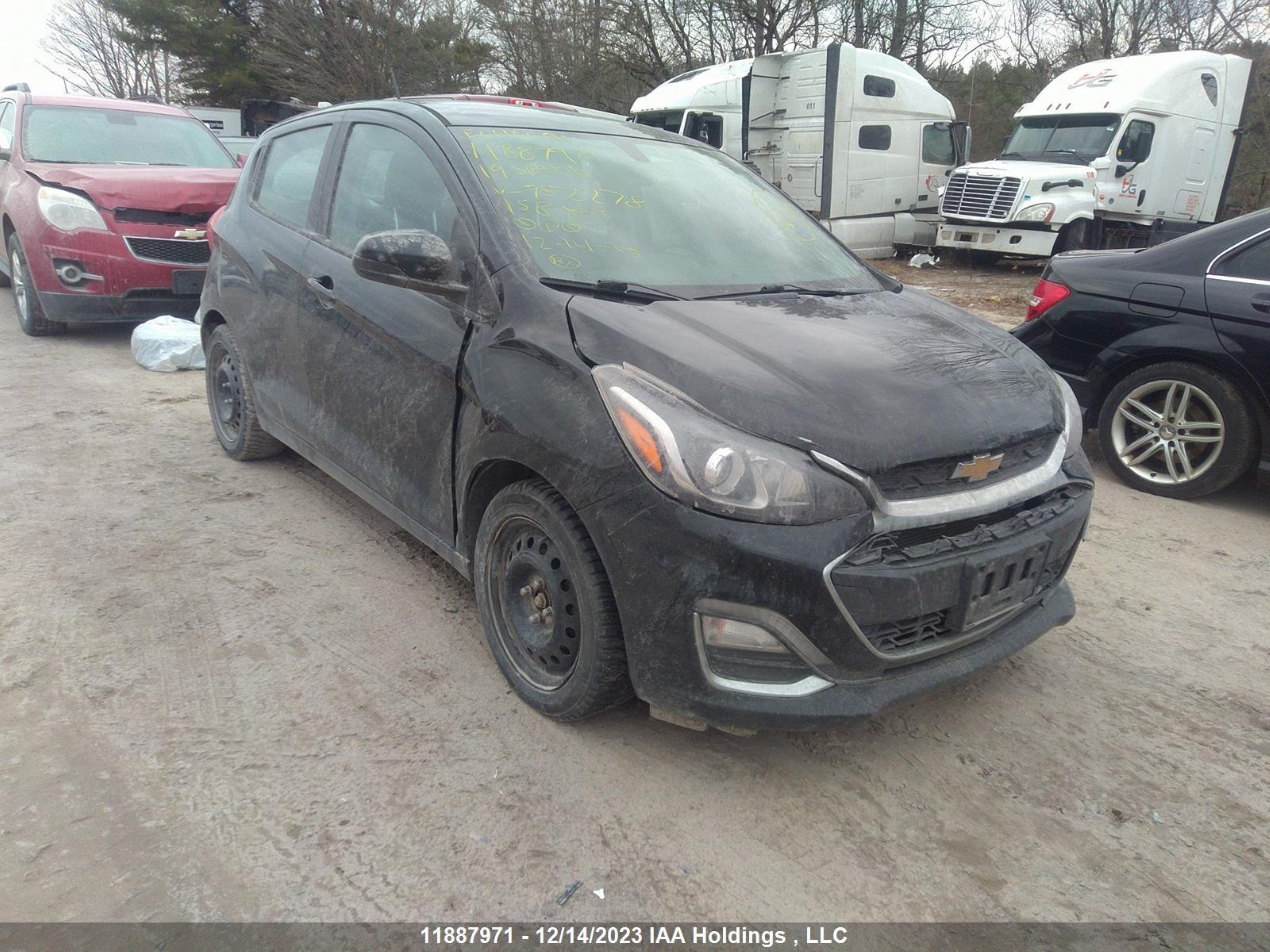 chevrolet spark 2019 kl8cd6sa5kc752278