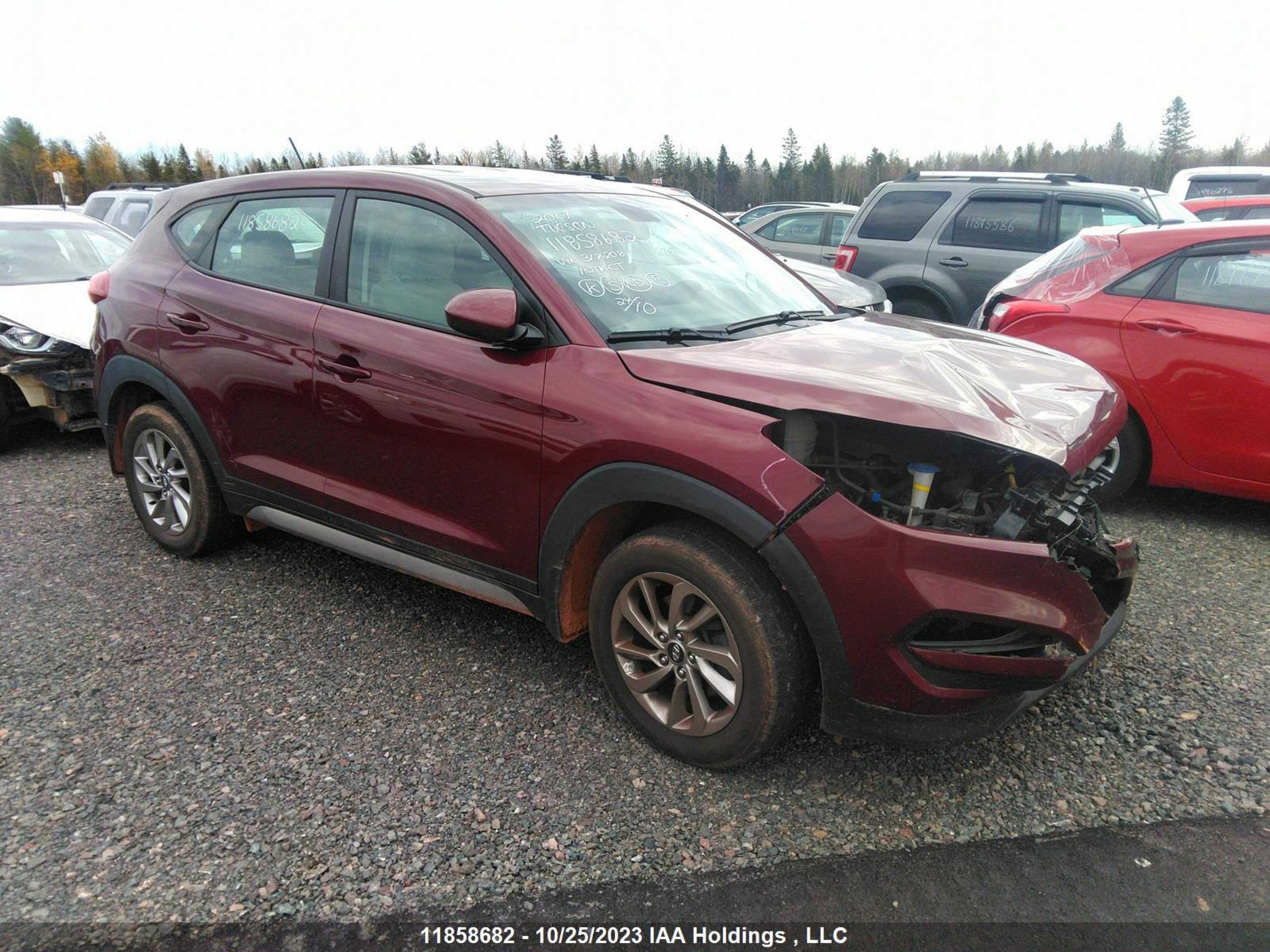 hyundai tucson 2017 km8j23a45hu317208