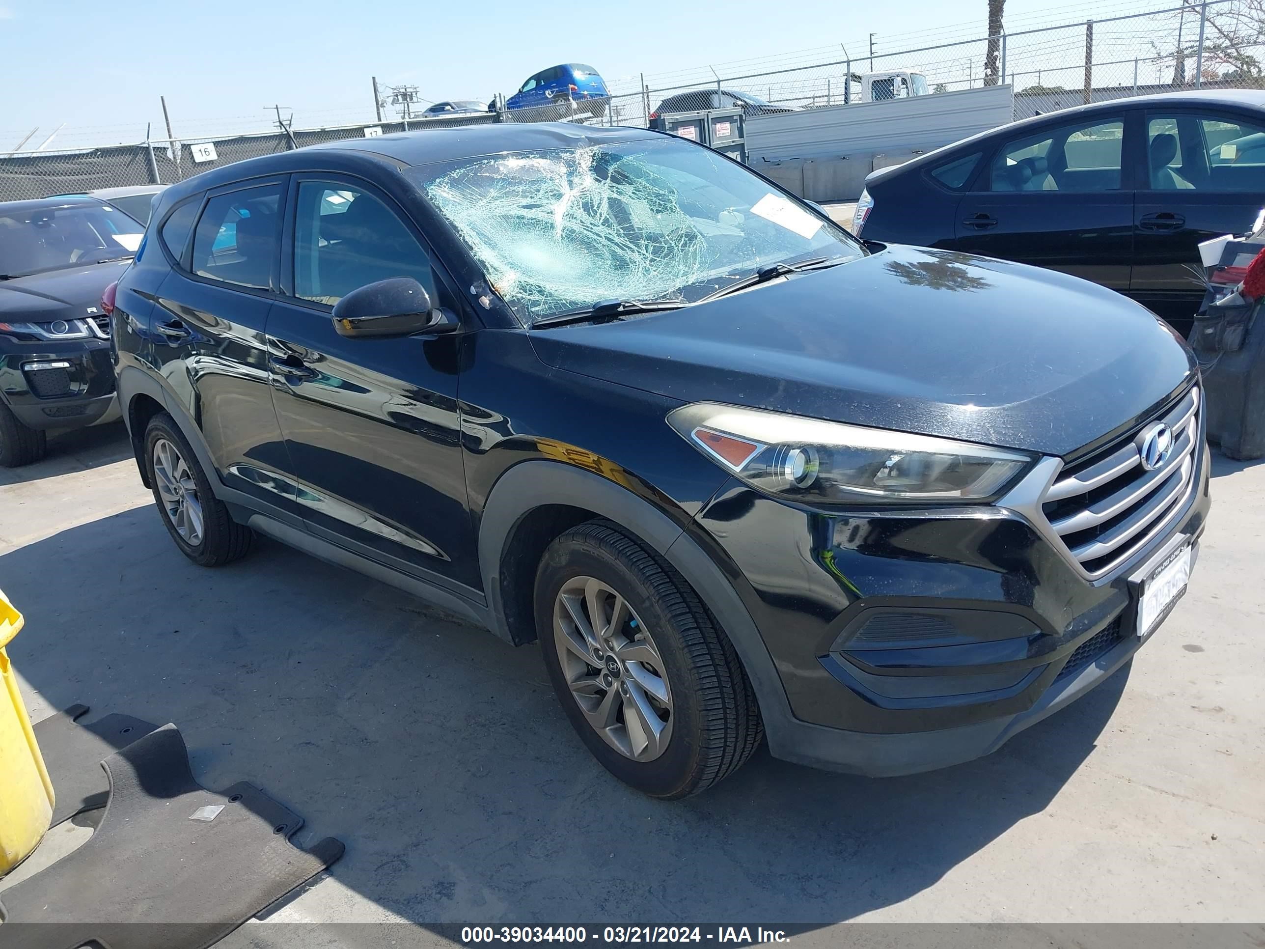 hyundai tucson 2017 km8j23a45hu373553