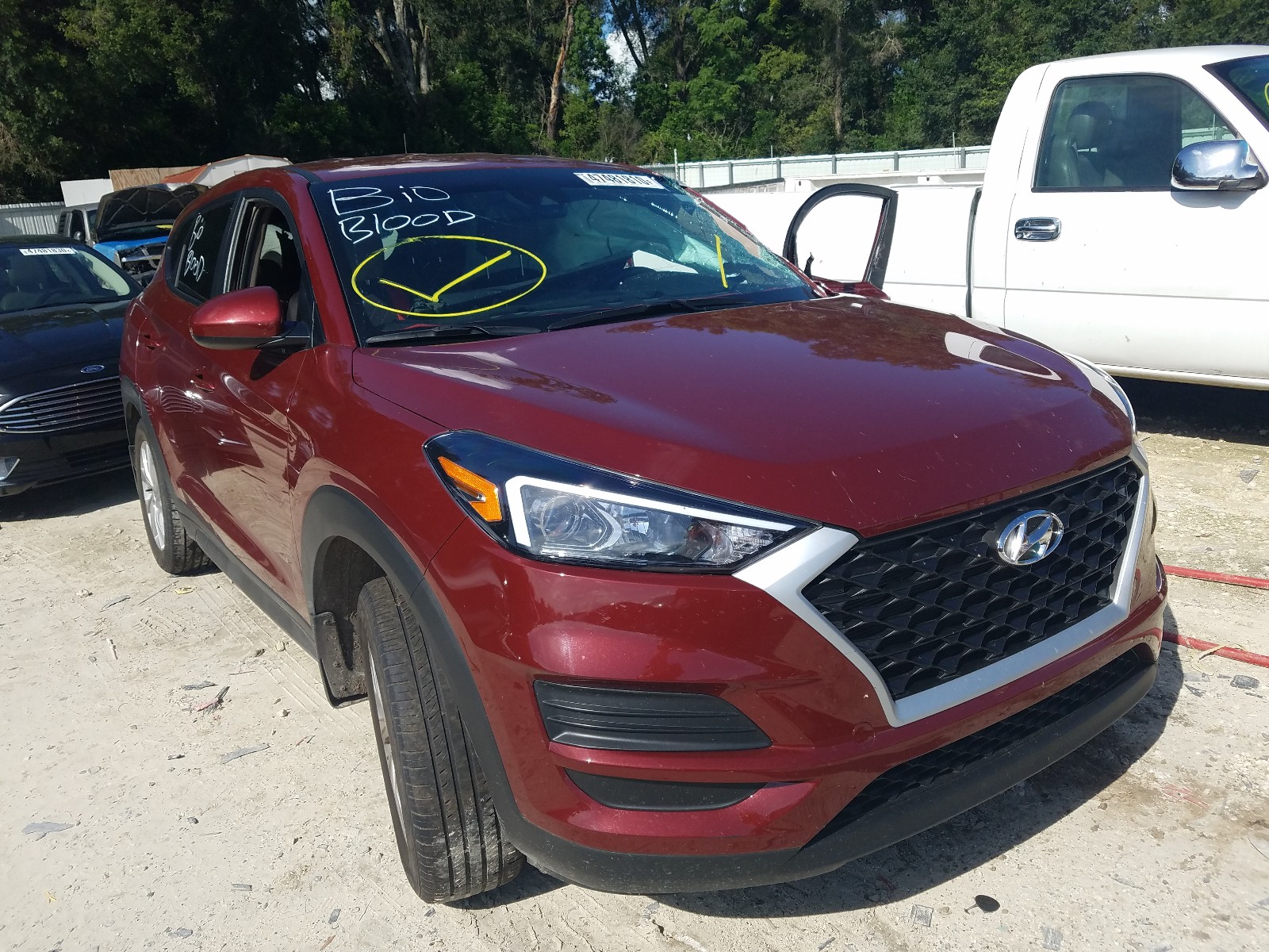 hyundai tucson se 2019 km8j23a47ku065369