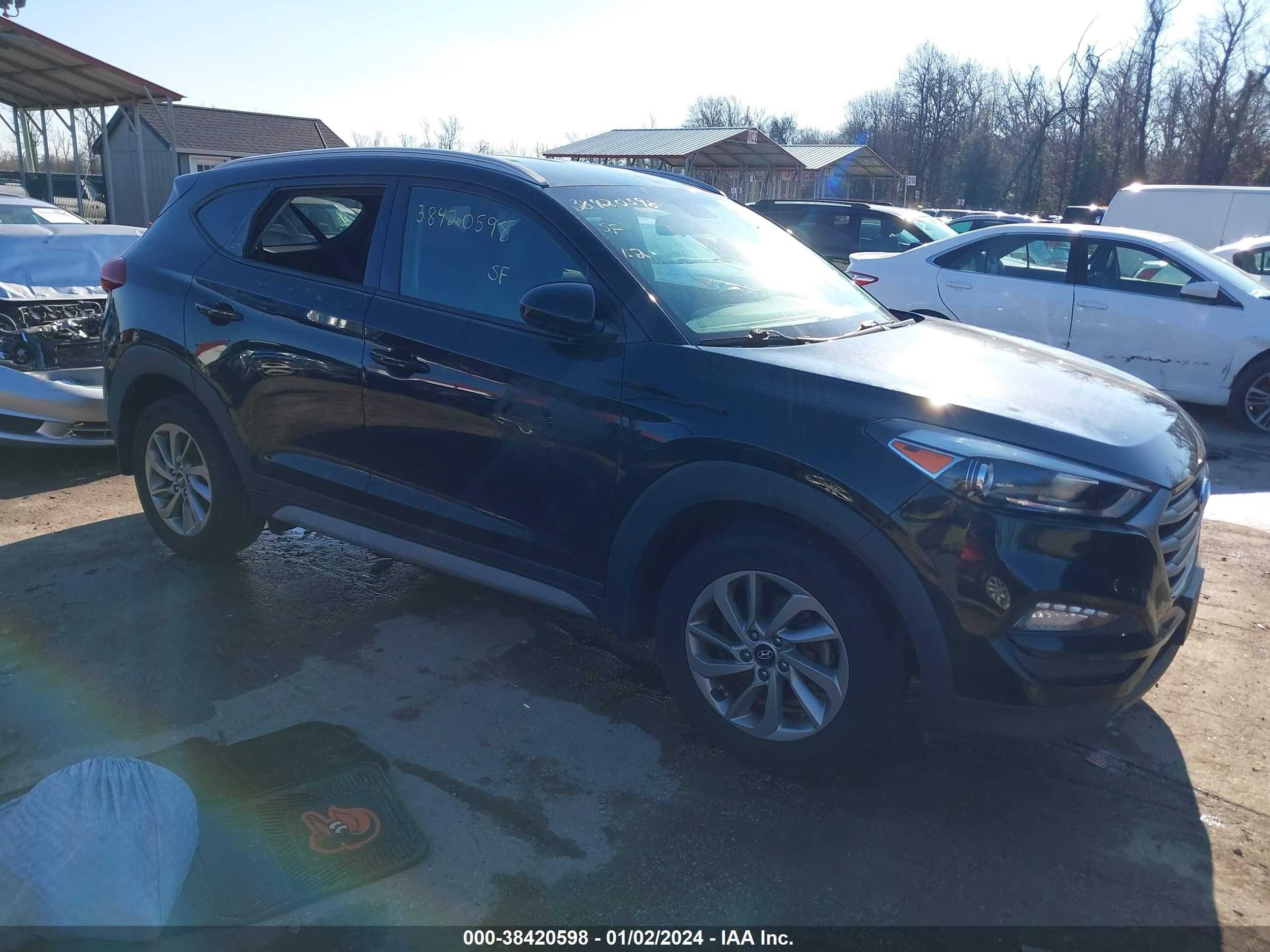 hyundai tucson 2017 km8j3ca42hu566496