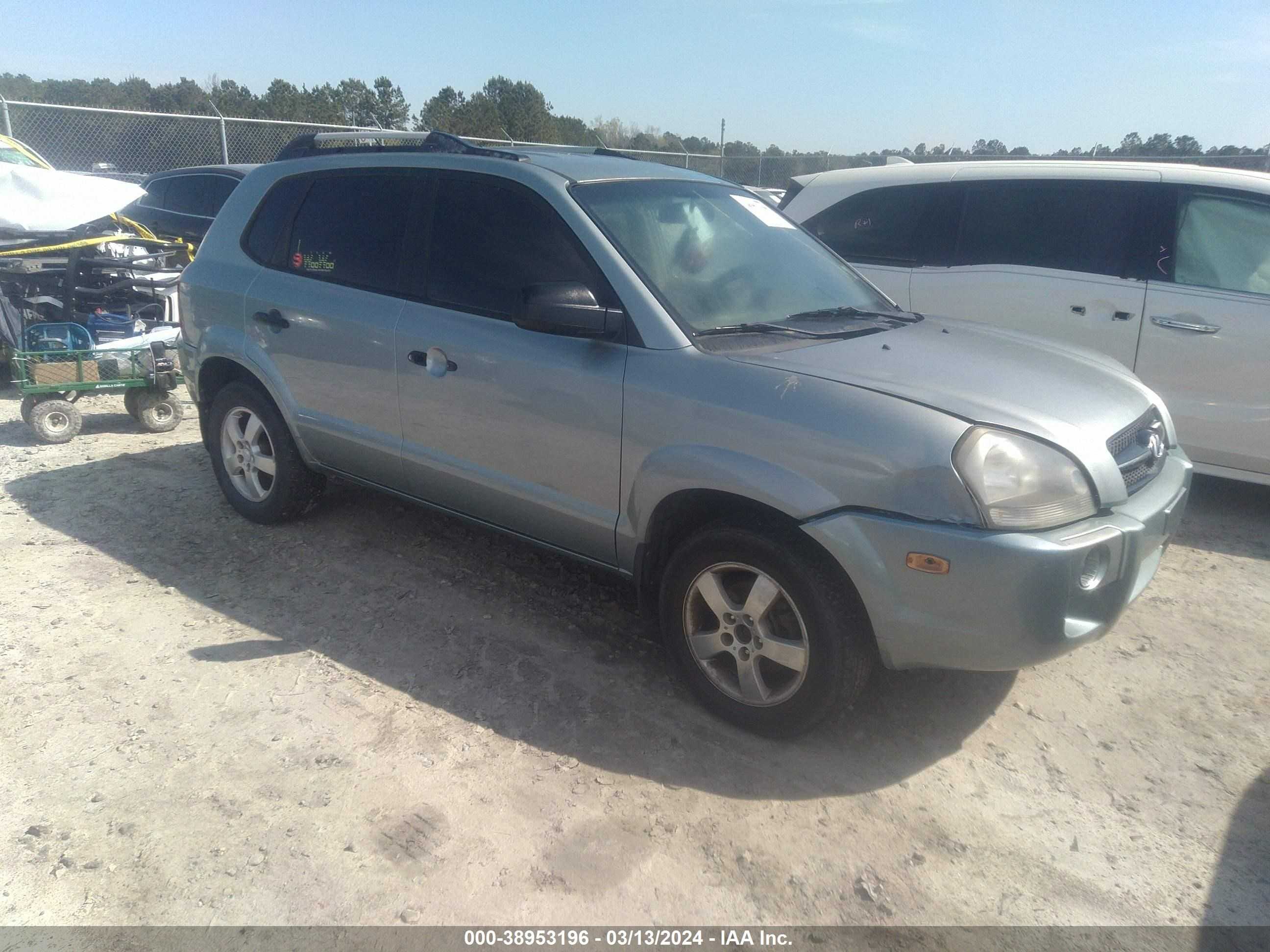 hyundai tucson 2007 km8jm12b07u649874