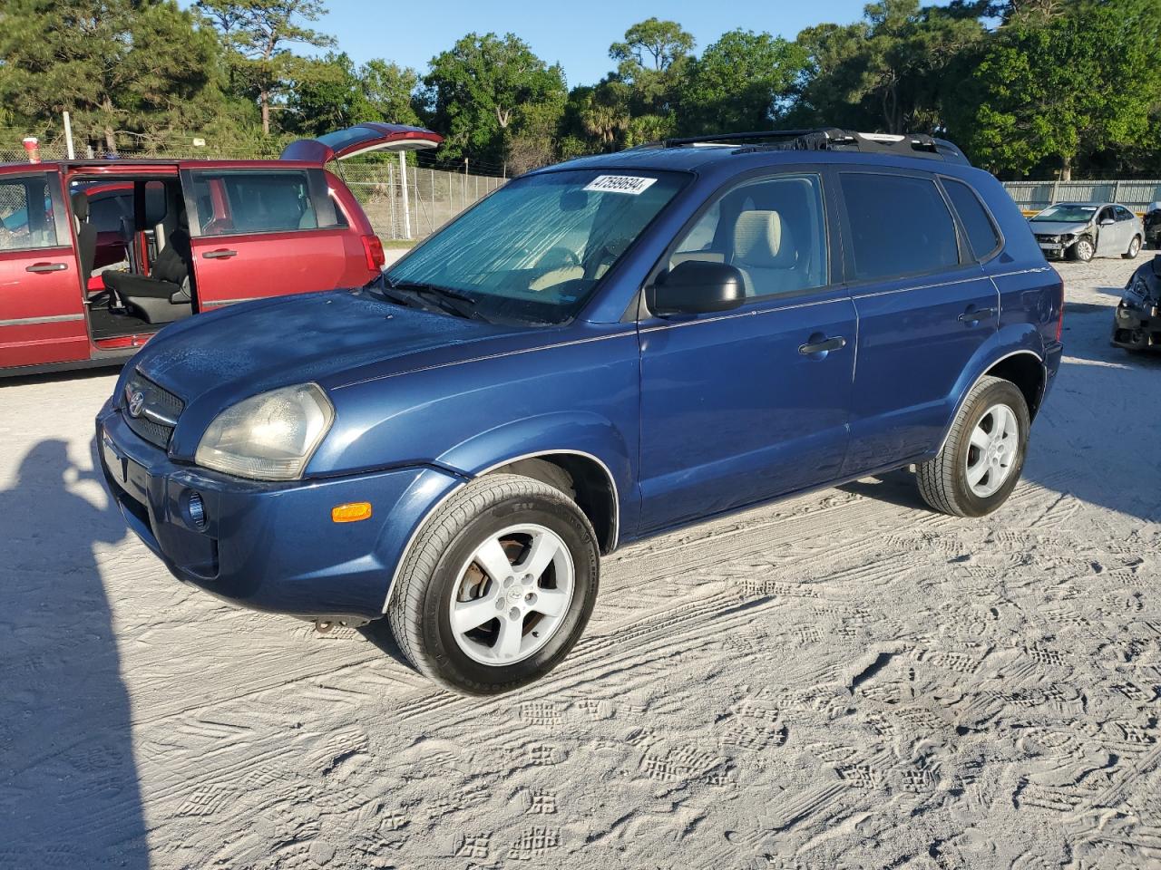 hyundai tucson 2006 km8jm12b36u462935