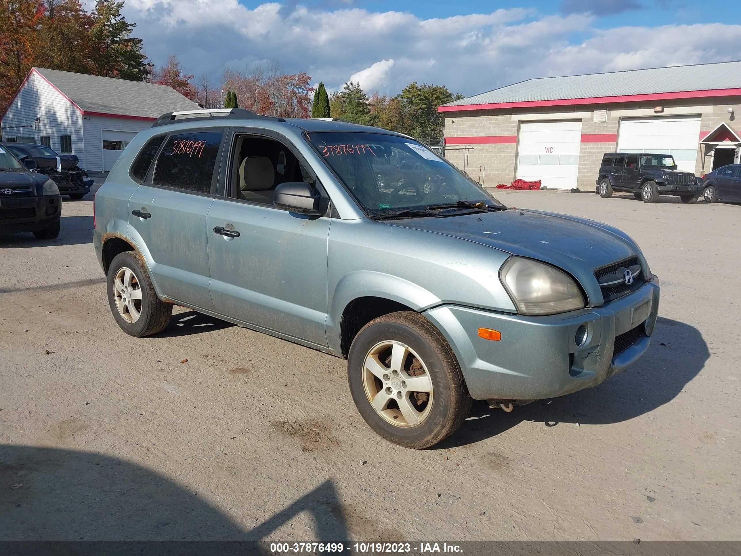 hyundai tucson 2007 km8jm12b67u650303