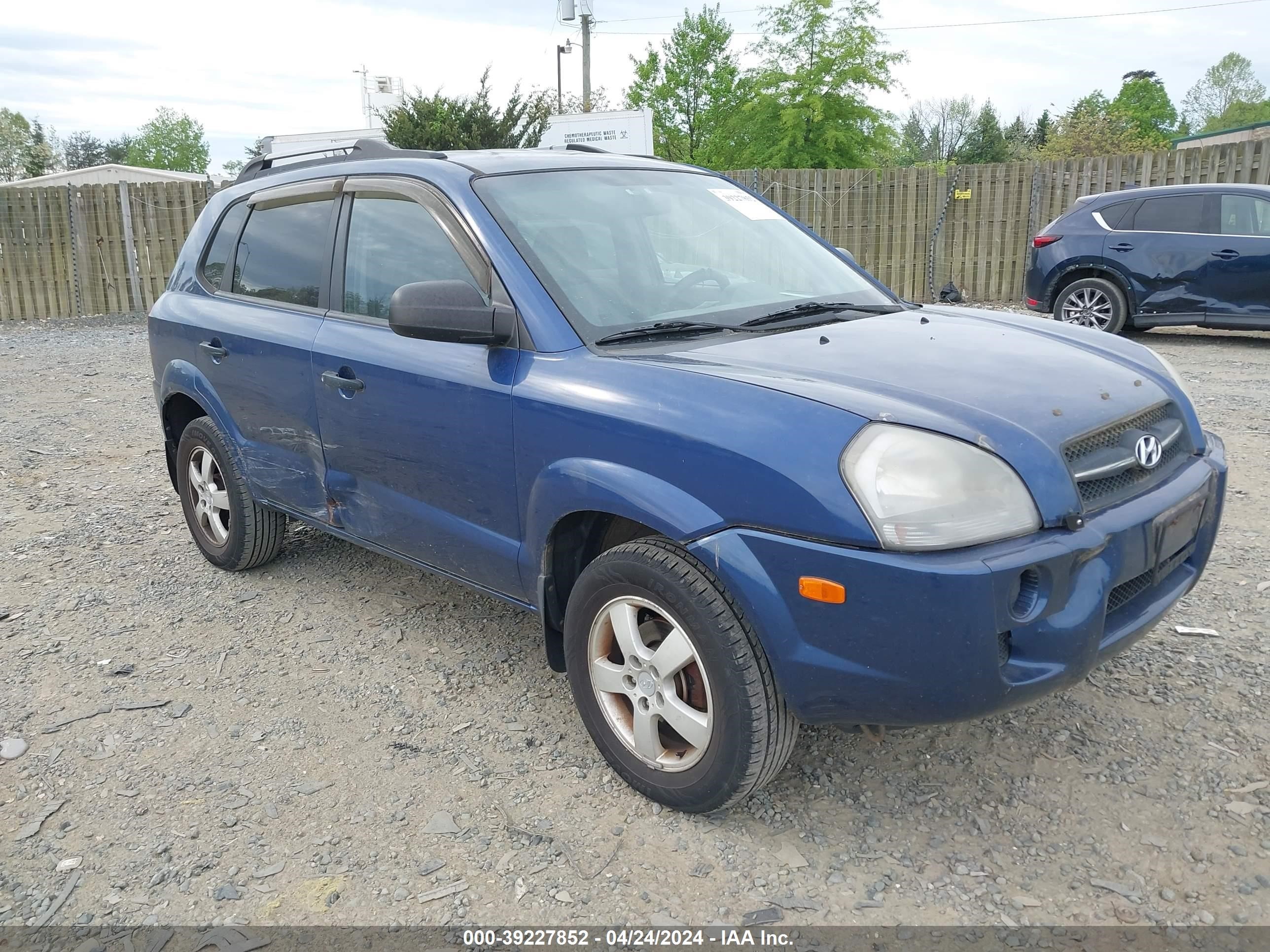 hyundai tucson 2008 km8jm12b68u706998