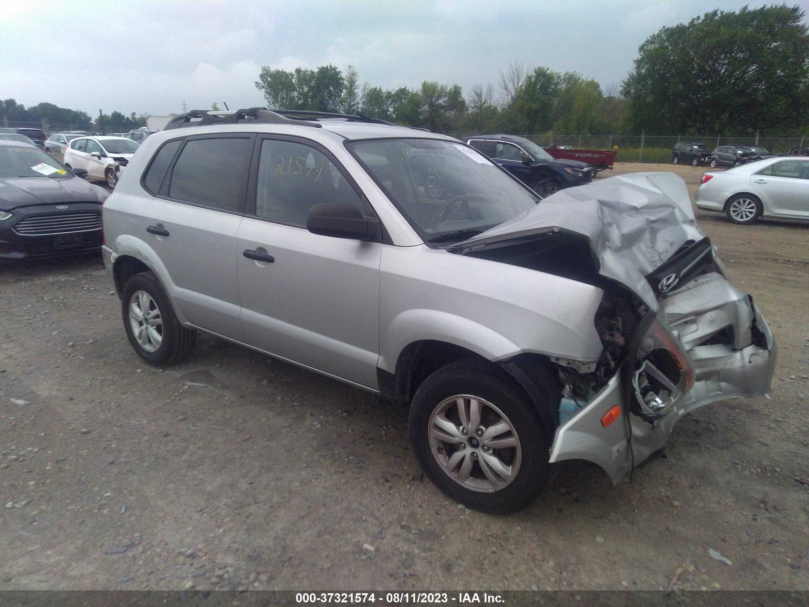 hyundai tucson 2009 km8jm12b79u973326