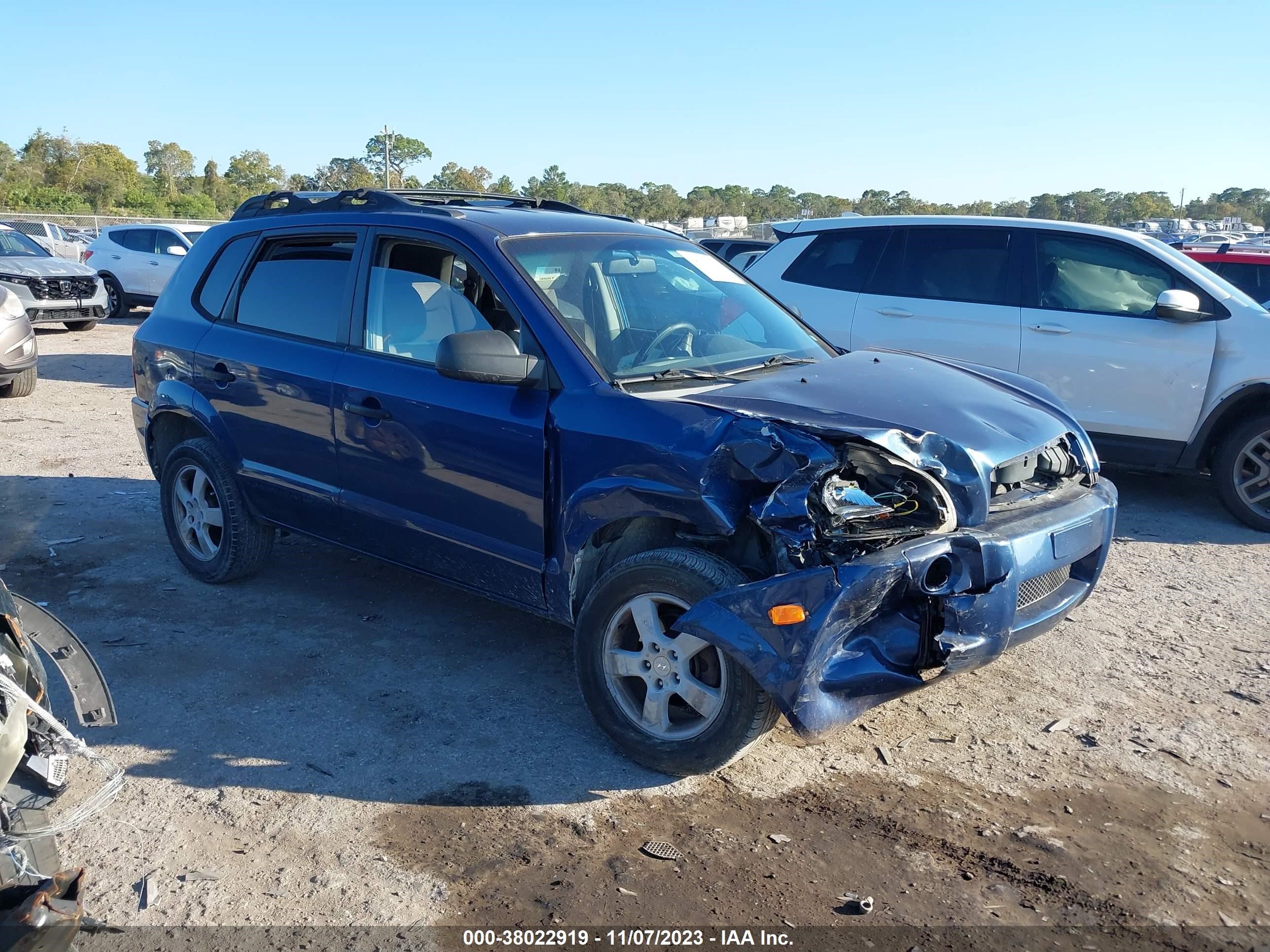 hyundai tucson 2006 km8jm12b86u253383