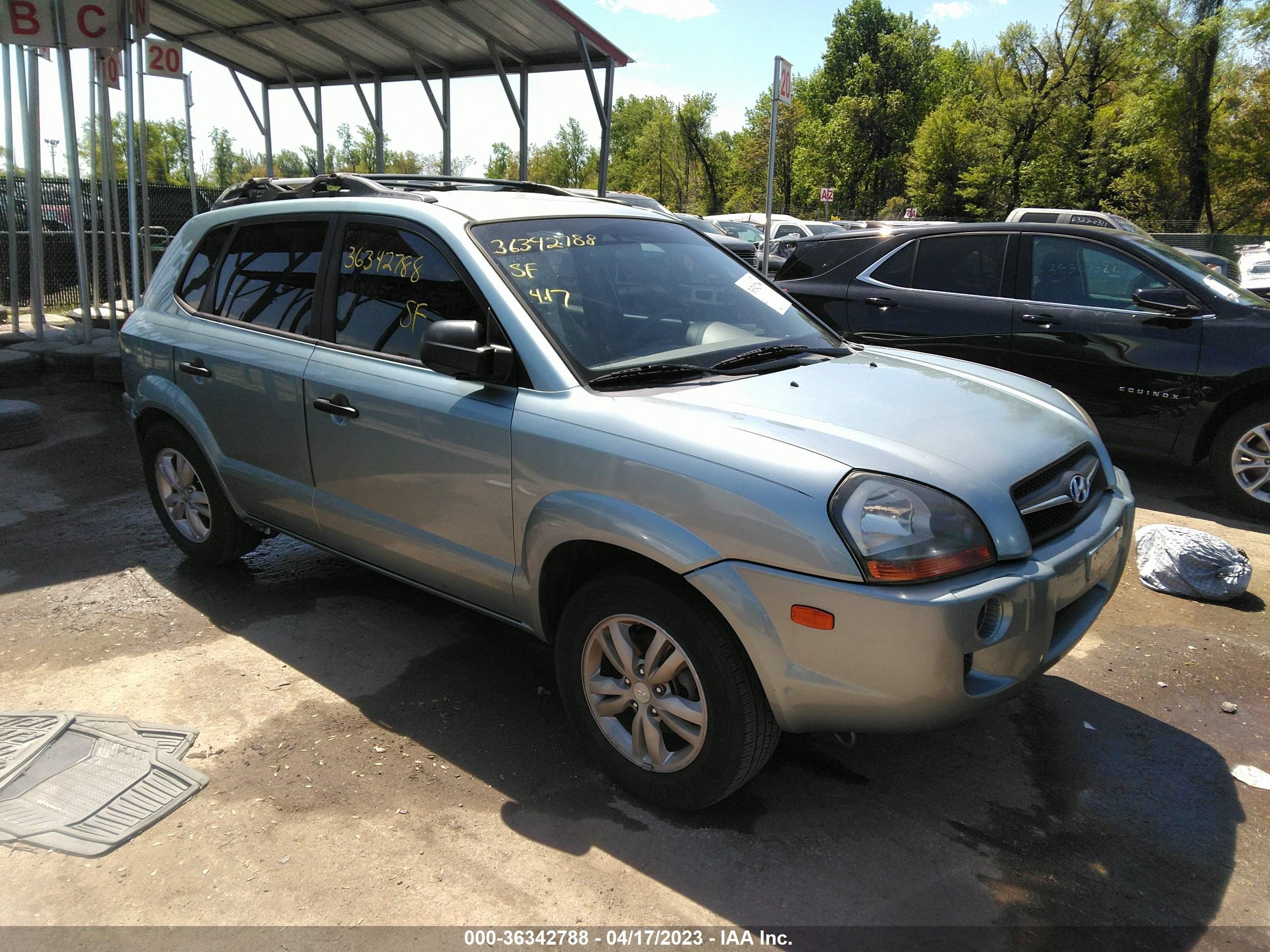 hyundai tucson 2009 km8jm12b99u969973