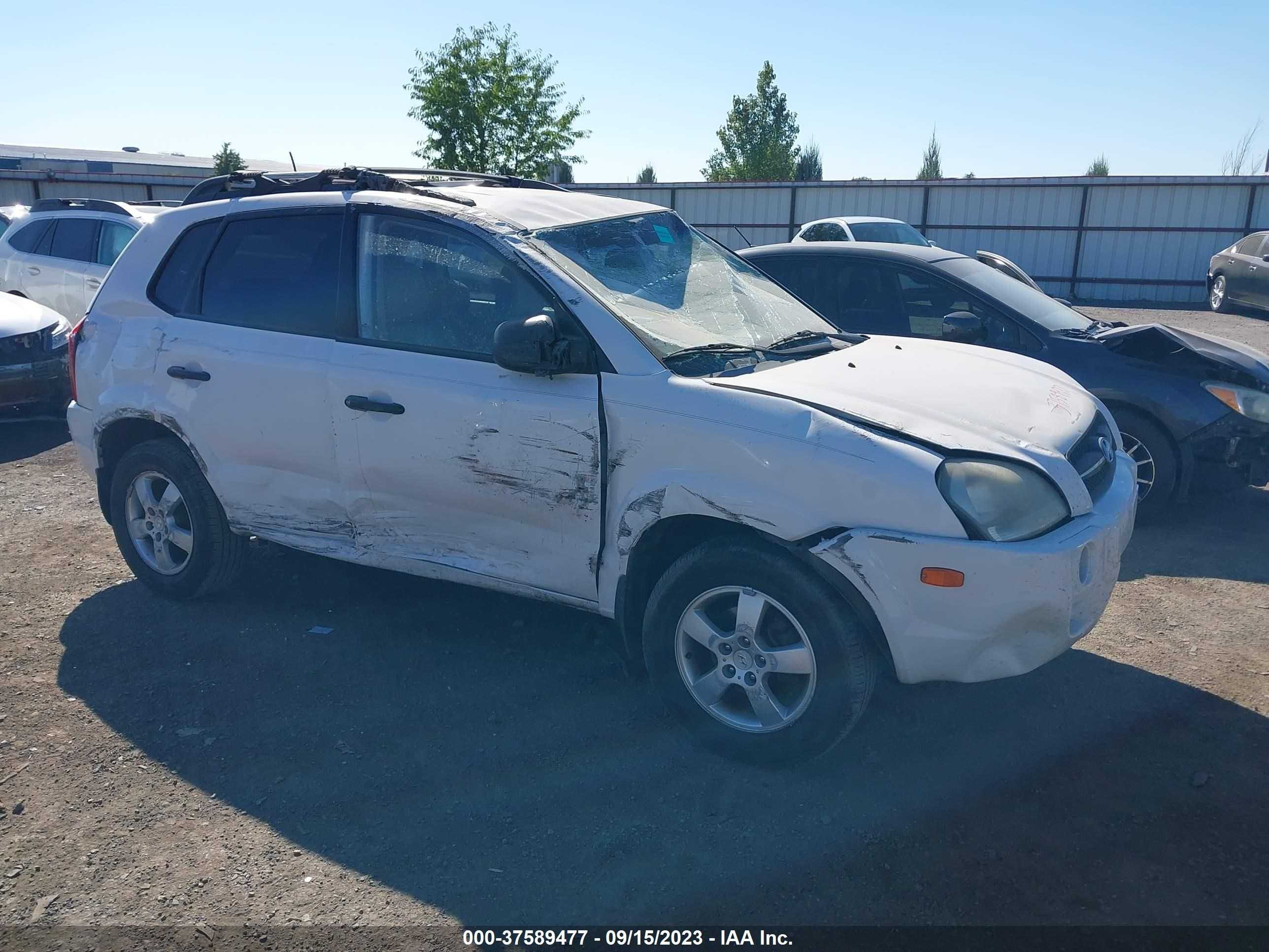 hyundai tucson 2006 km8jm12bx6u279872