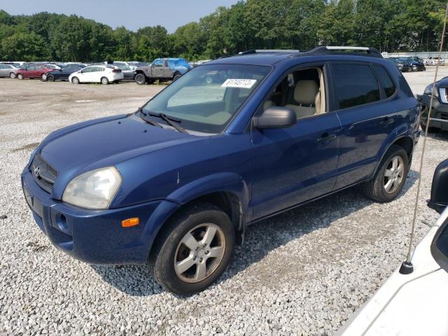 hyundai tucson 2007 km8jm12bx7u506480