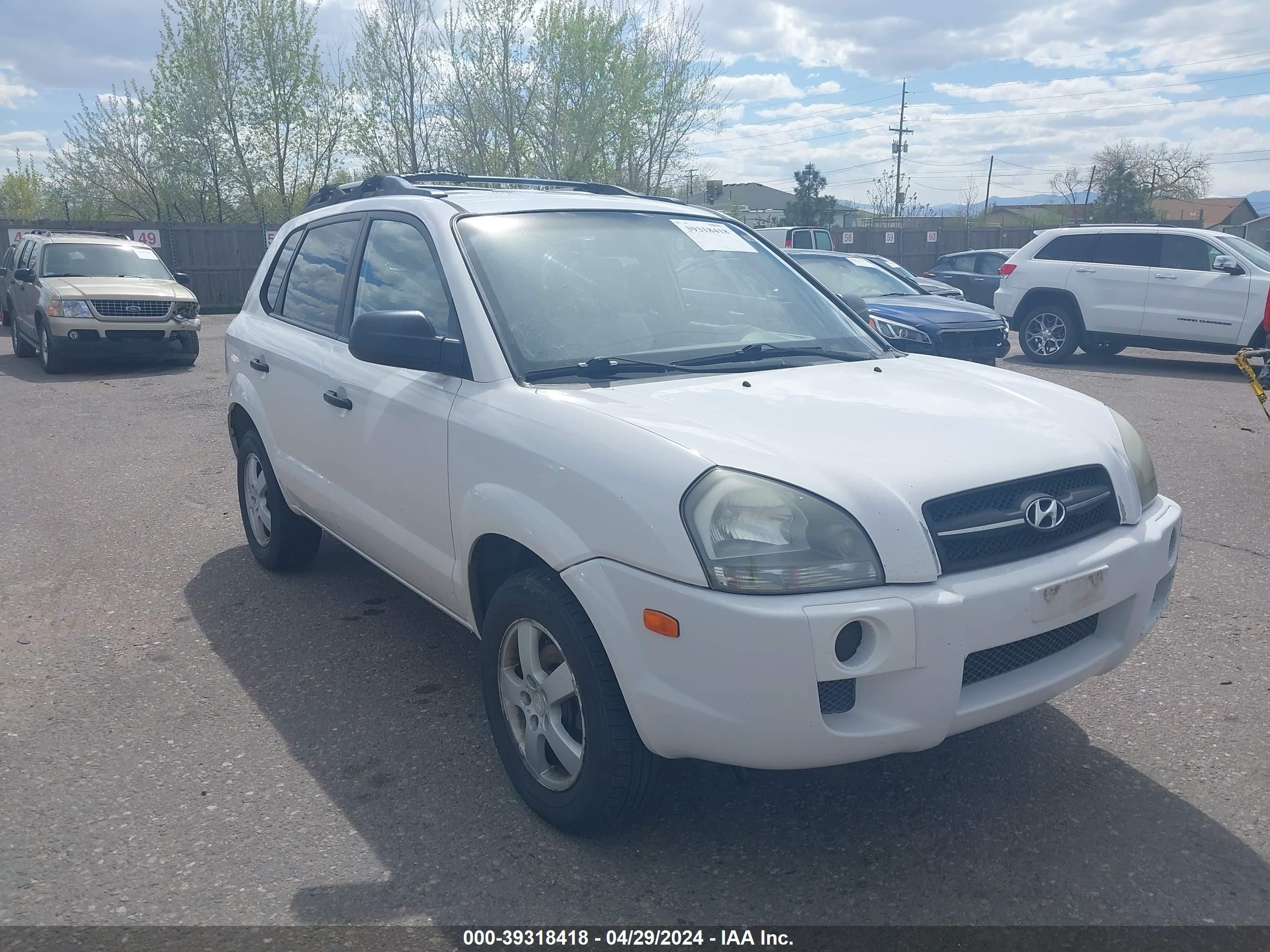 hyundai tucson 2006 km8jm72b46u336134