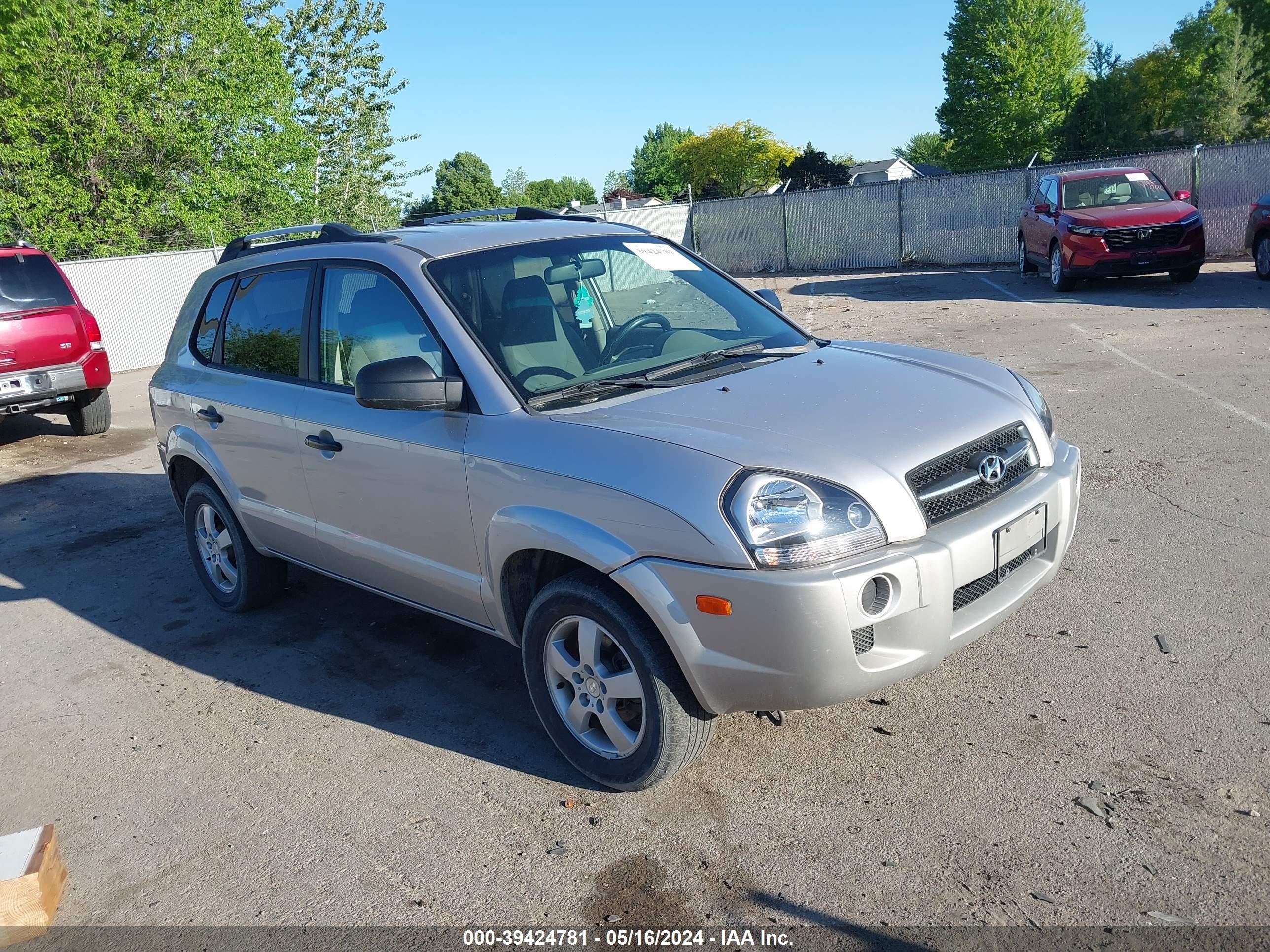 hyundai tucson 2005 km8jm72b75u078657