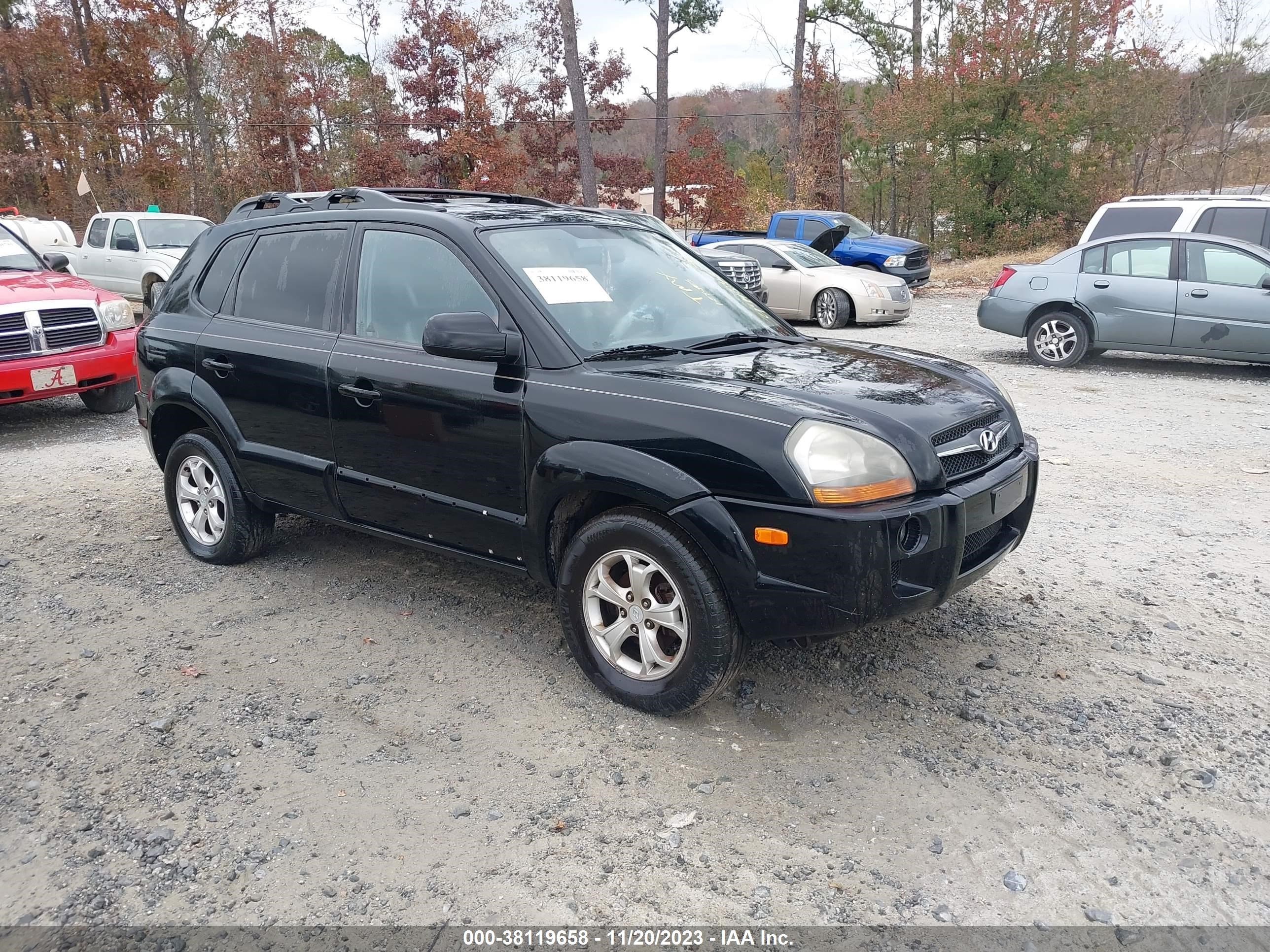 hyundai tucson 2009 km8jn12b99u991243