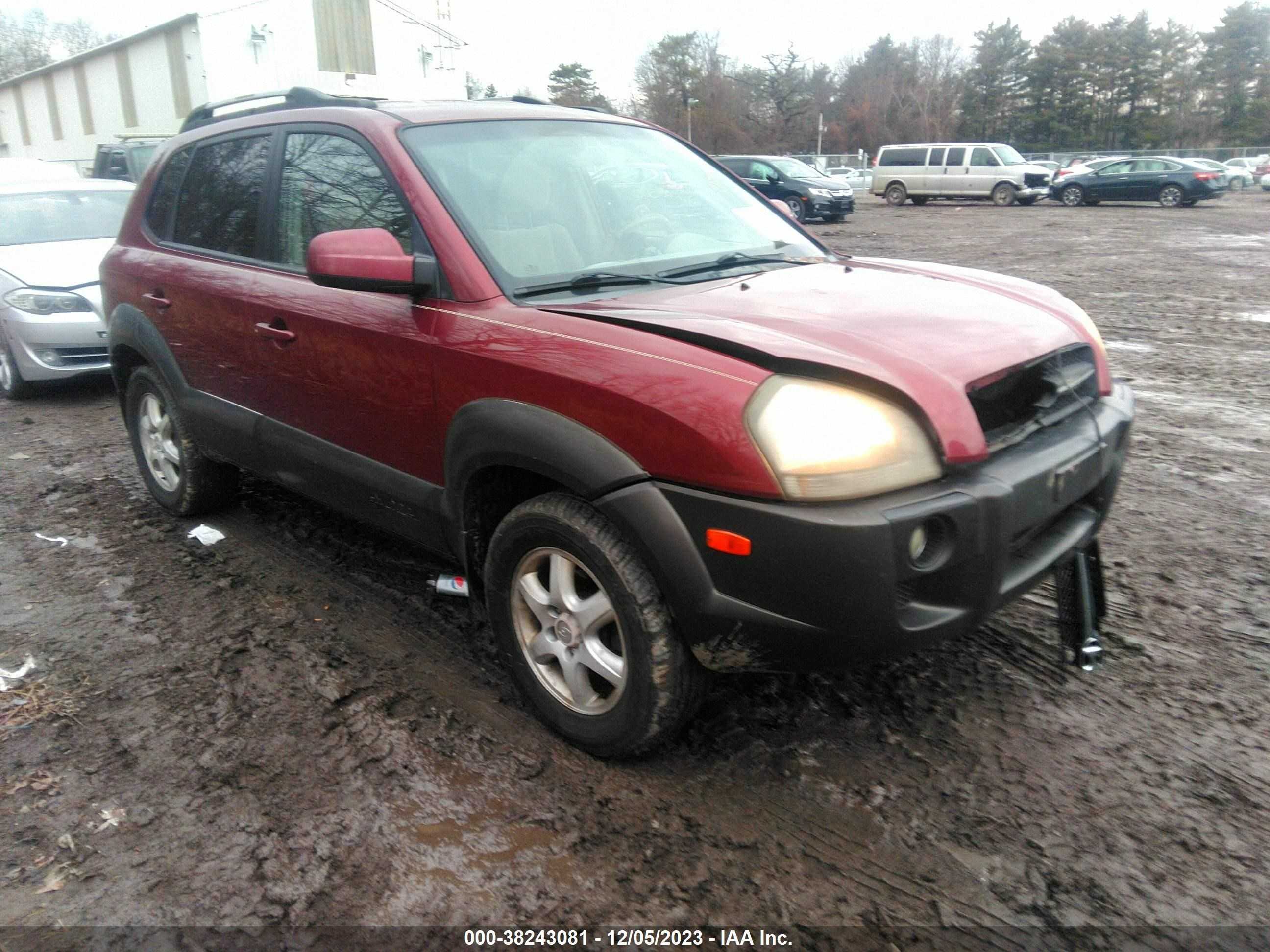 hyundai tucson 2005 km8jn12d05u078141