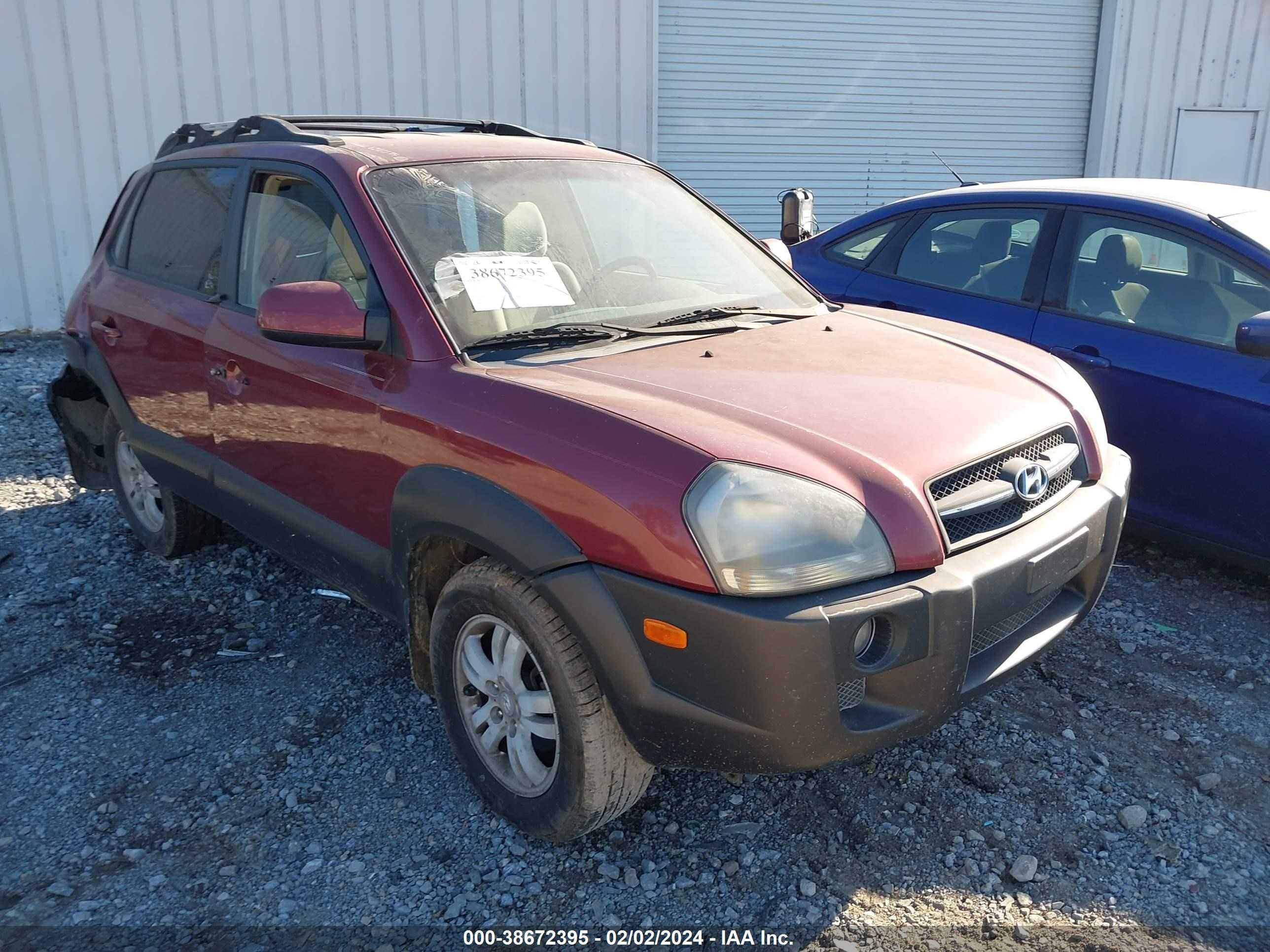 hyundai tucson 2006 km8jn12d26u266239