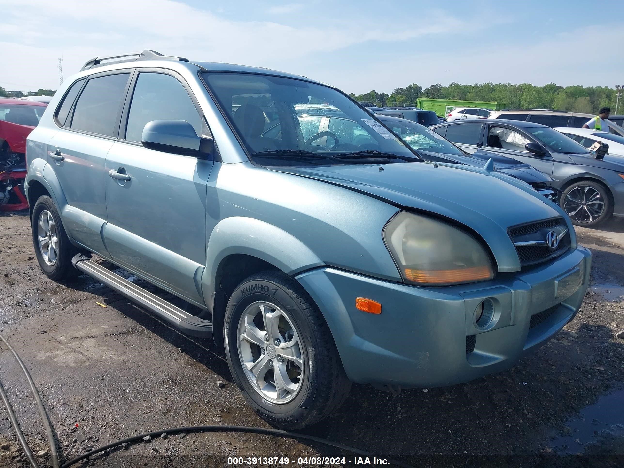 hyundai tucson 2009 km8jn12d29u968162