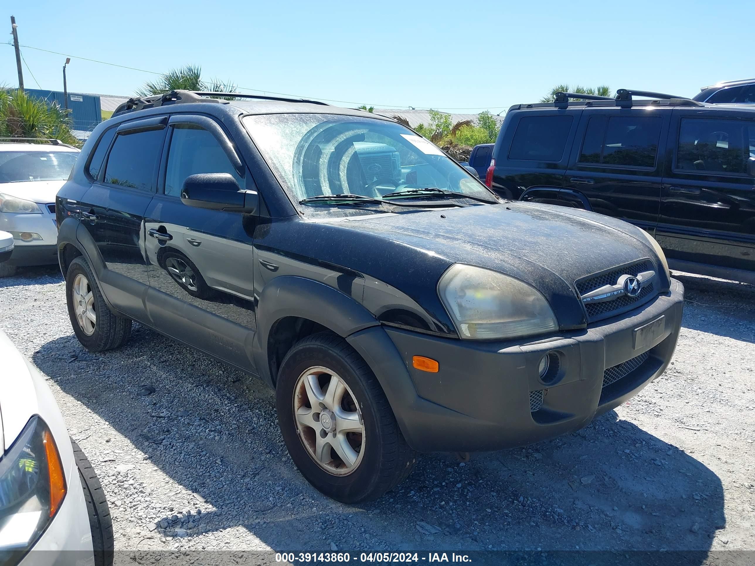 hyundai tucson 2005 km8jn12d35u219929