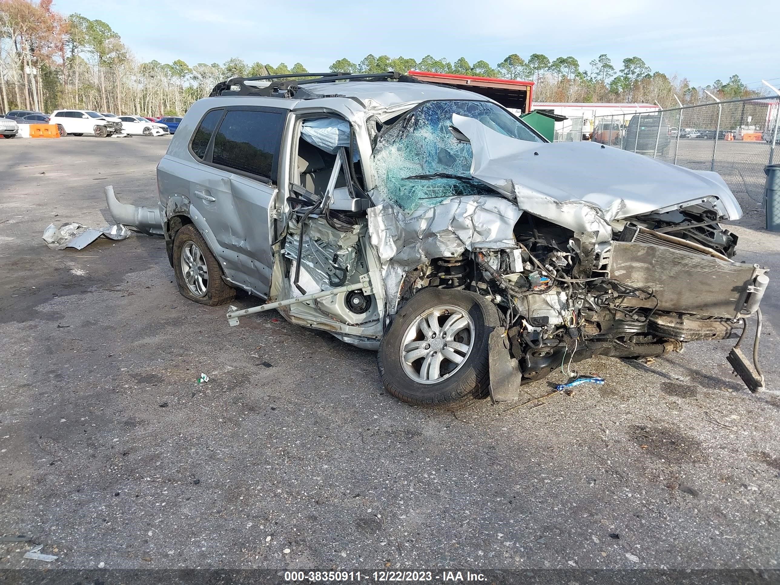 hyundai tucson 2007 km8jn12d37u590382