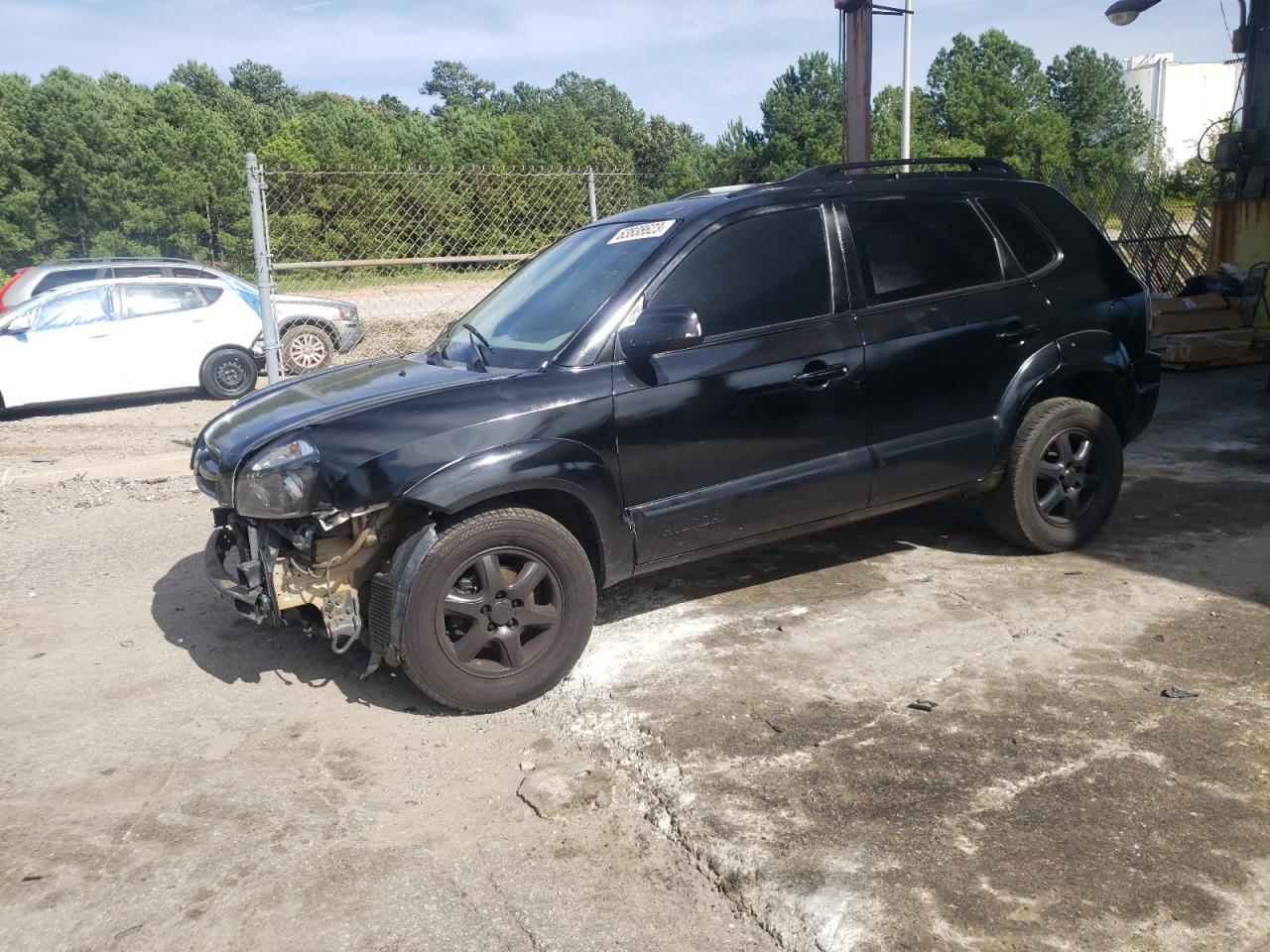 hyundai tucson 2005 km8jn12d55u078748