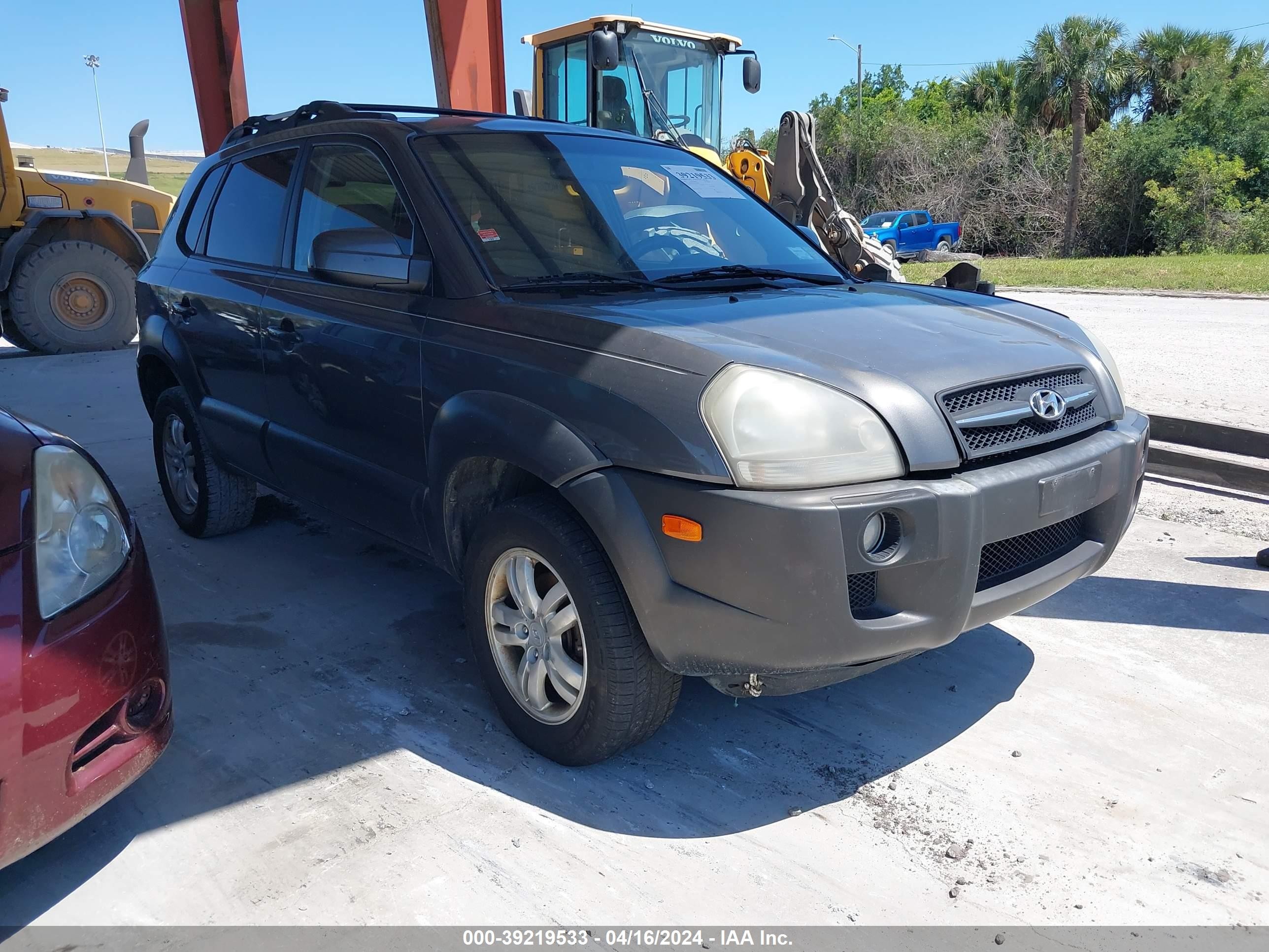 hyundai tucson 2007 km8jn12d57u665809