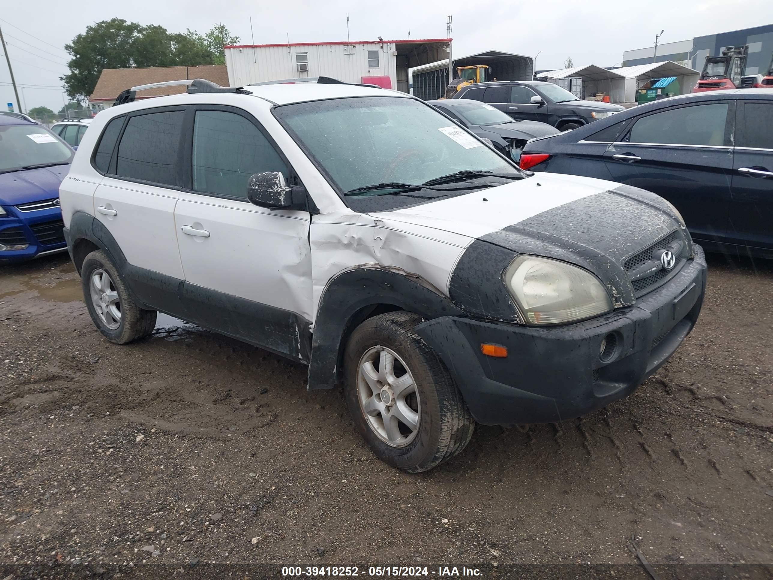 hyundai tucson 2005 km8jn12d85u071969