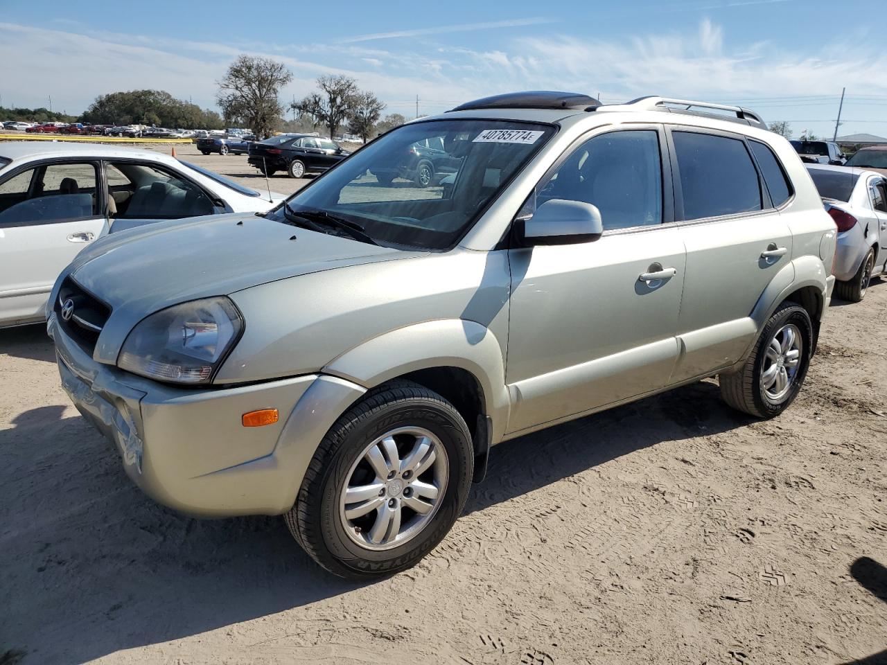 hyundai tucson 2007 km8jn12d97u620890