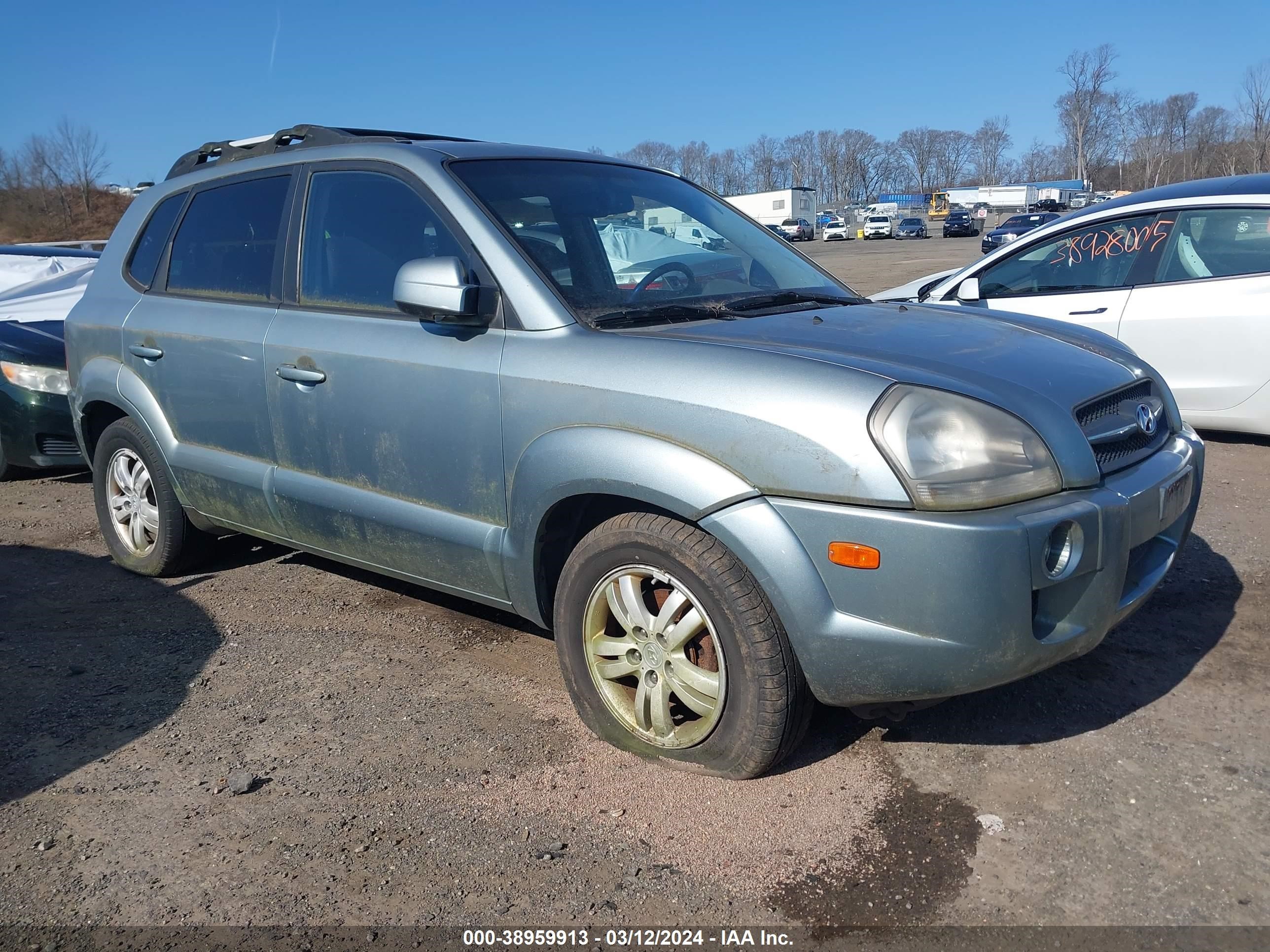 hyundai tucson 2006 km8jn72d06u300262