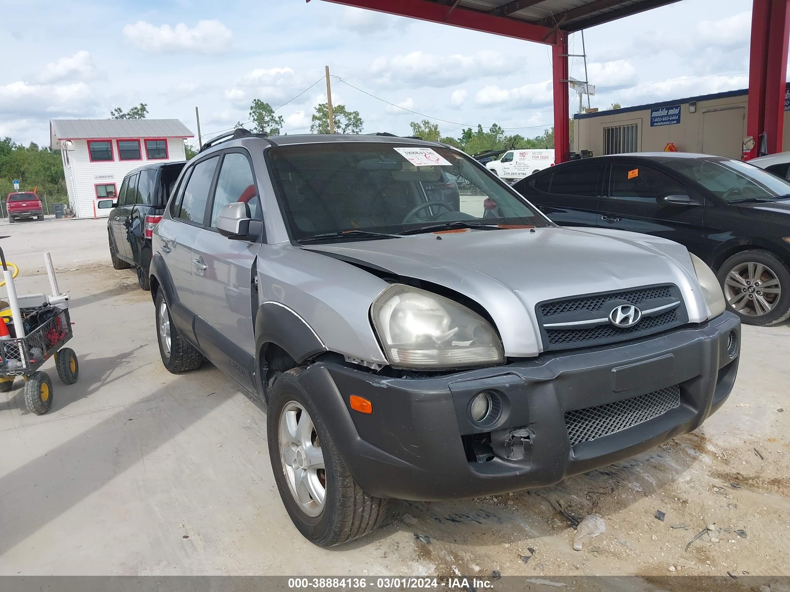 hyundai tucson 2005 km8jn72d15u088387