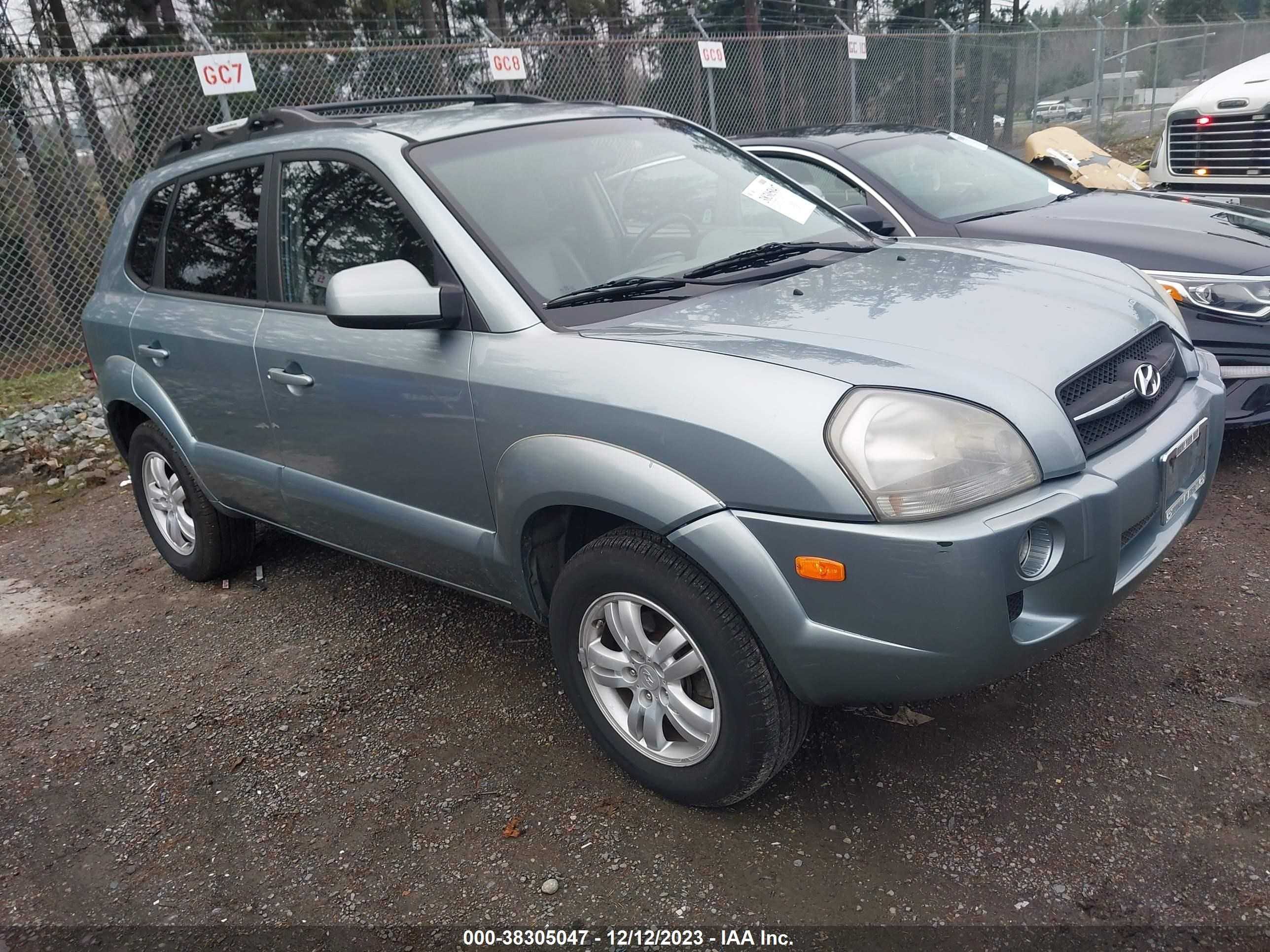 hyundai tucson 2006 km8jn72d16u338969