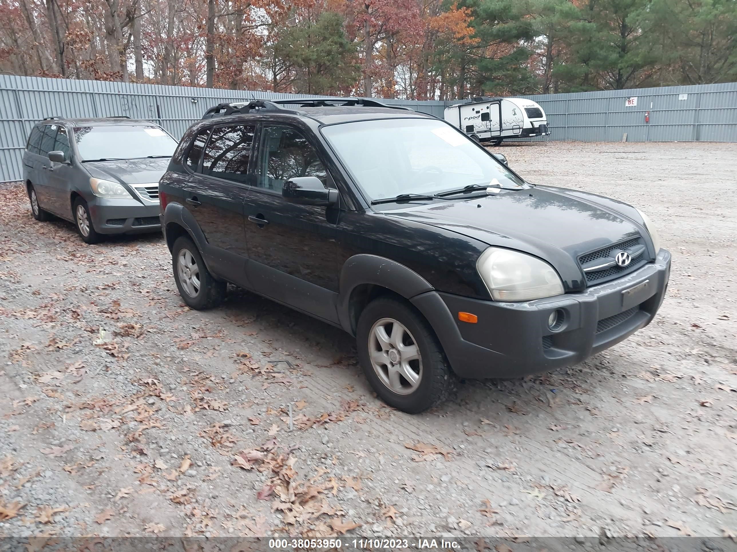 hyundai tucson 2005 km8jn72d25u186344