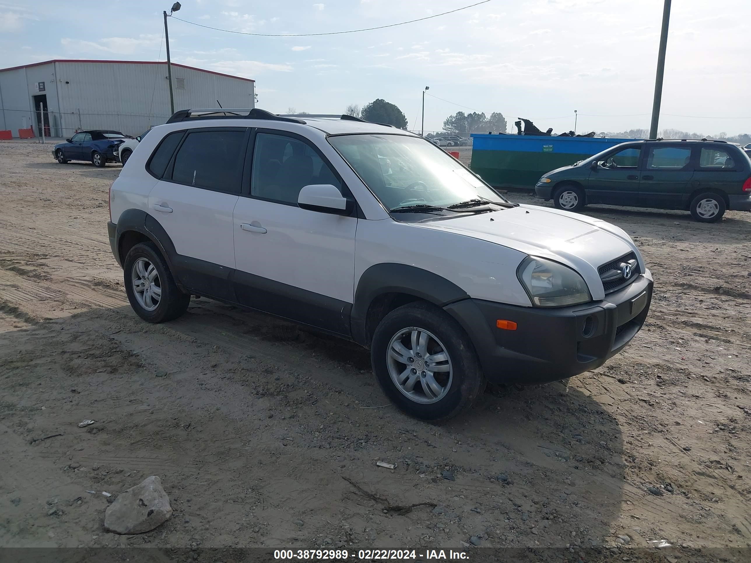 hyundai tucson 2006 km8jn72d56u258963