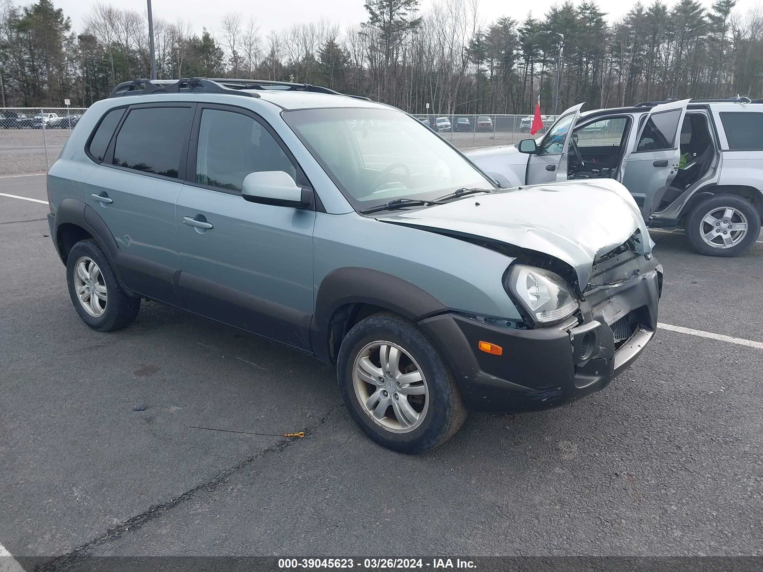 hyundai tucson 2006 km8jn72d56u435916