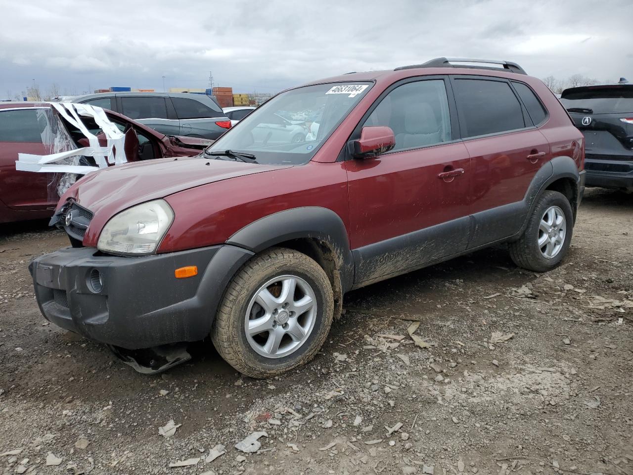 hyundai tucson 2005 km8jn72d65u216607