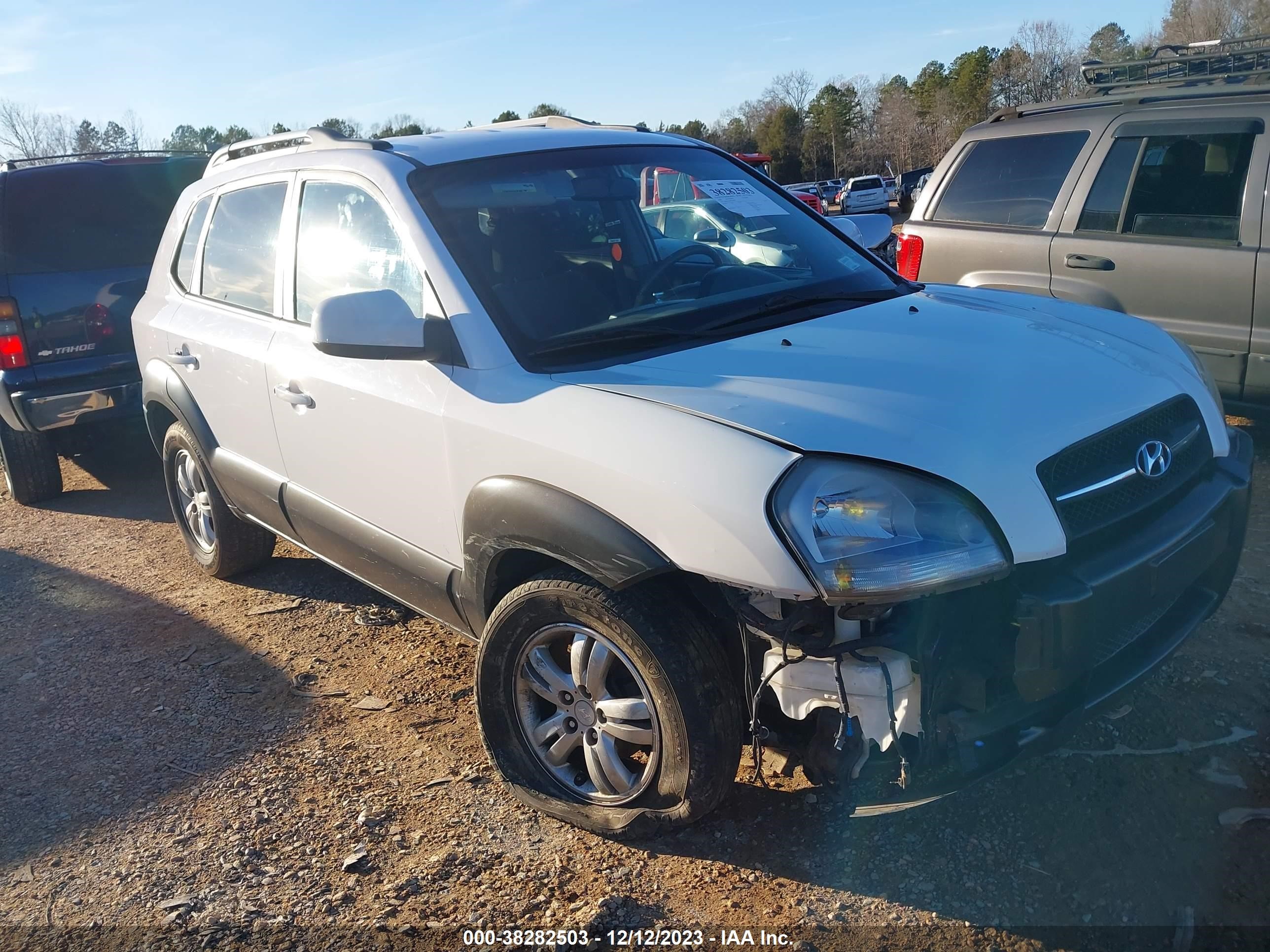 hyundai tucson 2006 km8jn72d66u418395