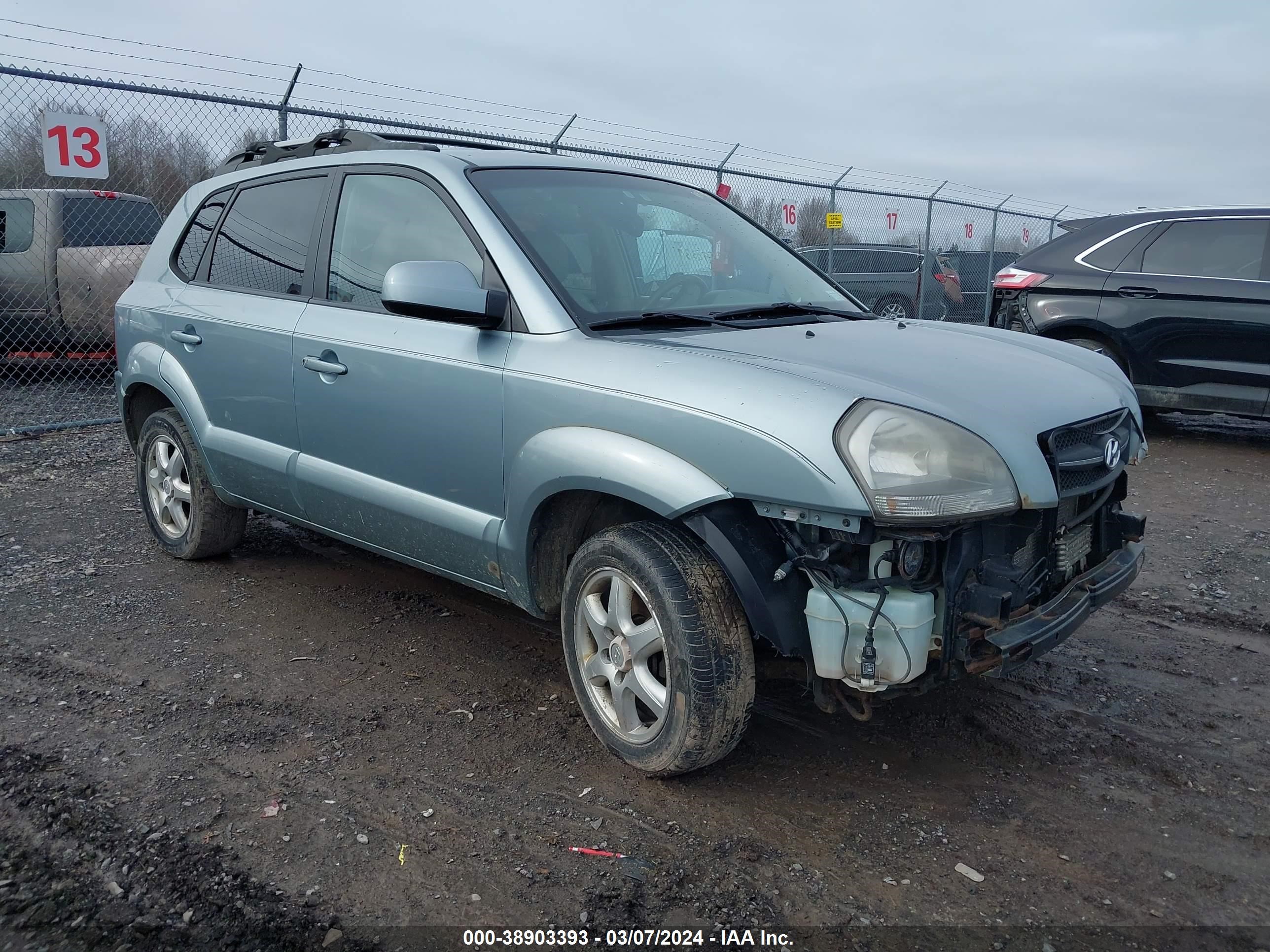 hyundai tucson 2006 km8jn72d76u308388