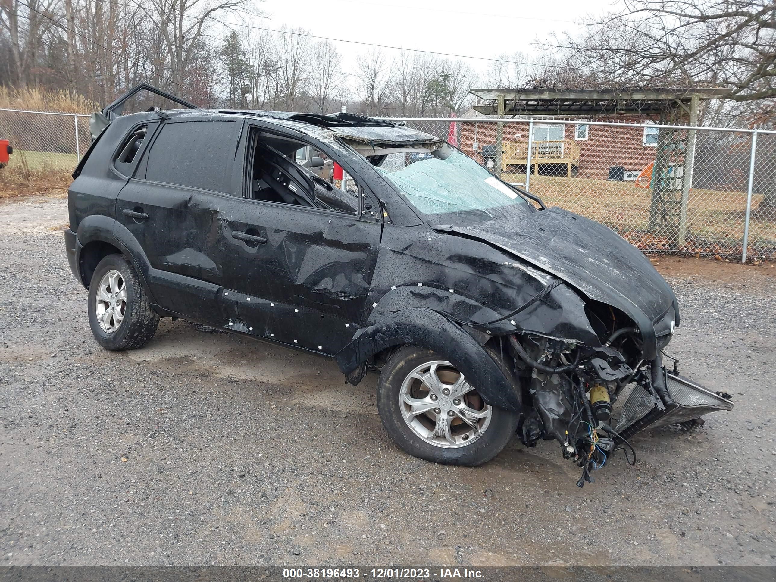 hyundai tucson 2009 km8jn72d89u974647